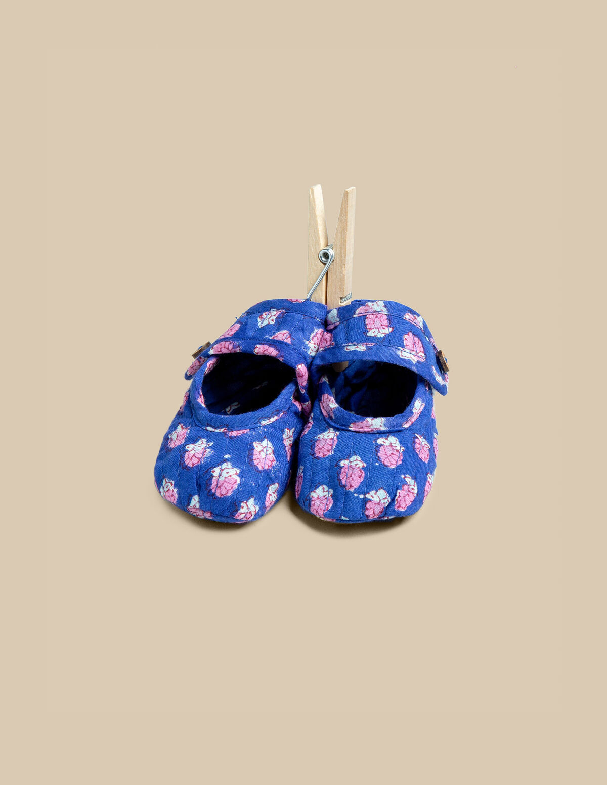 BLUE BRANCHES PRINT SHOES