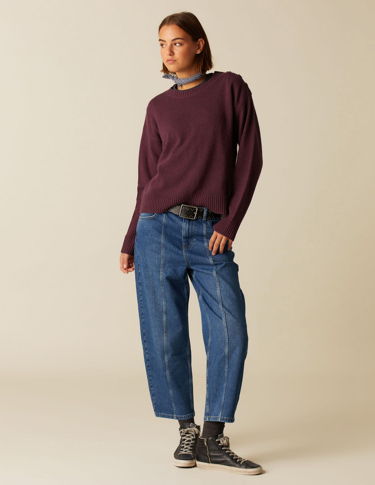 JERSEY PUNTO BOTONES MARR&Oacute;N