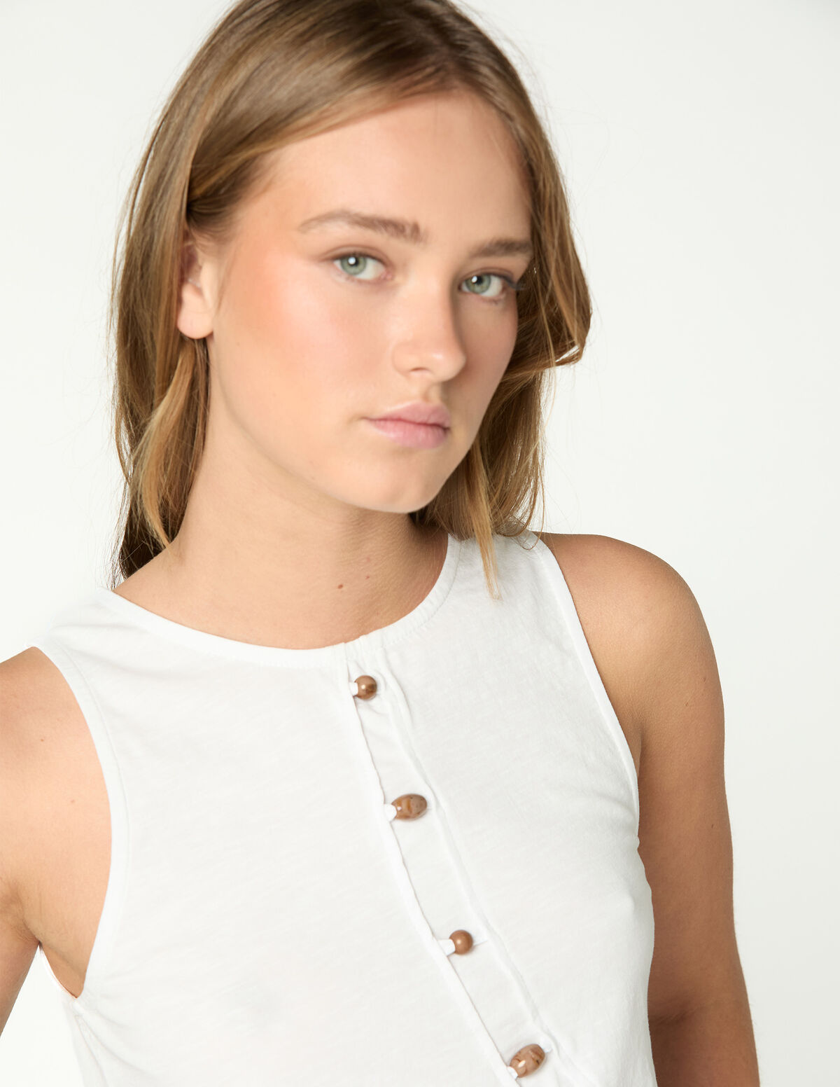 T-SHIRT ANTHRACITE CUT OUT