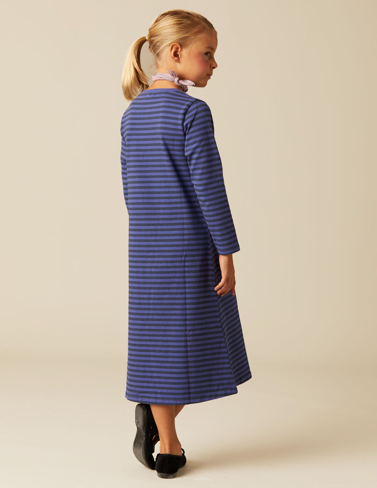 VESTIDO RAYAS AZUL