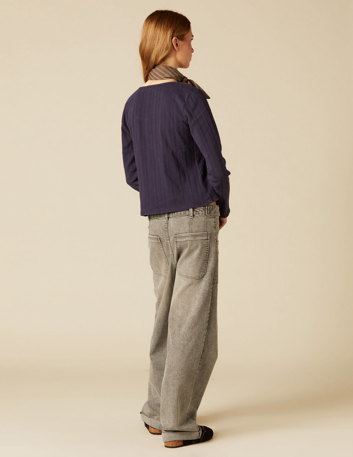 AMETHYST POINTELLE T-SHIRT
