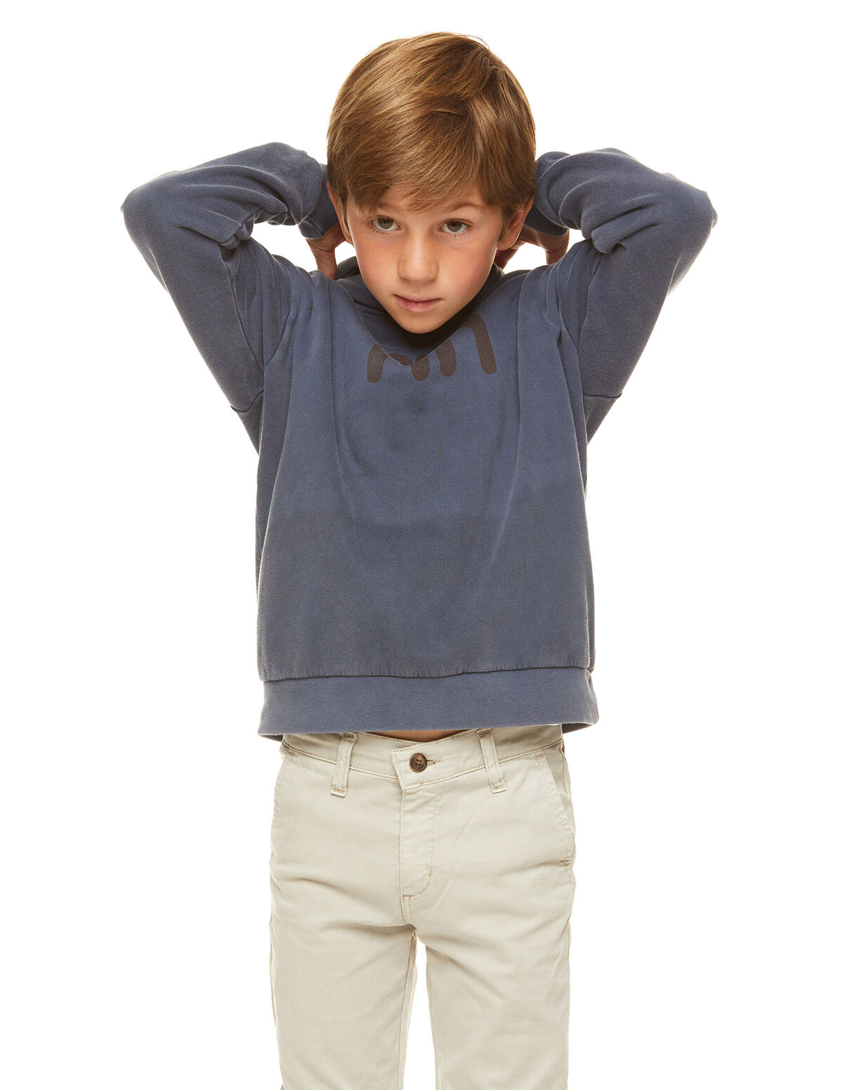 Long dark grey chinos