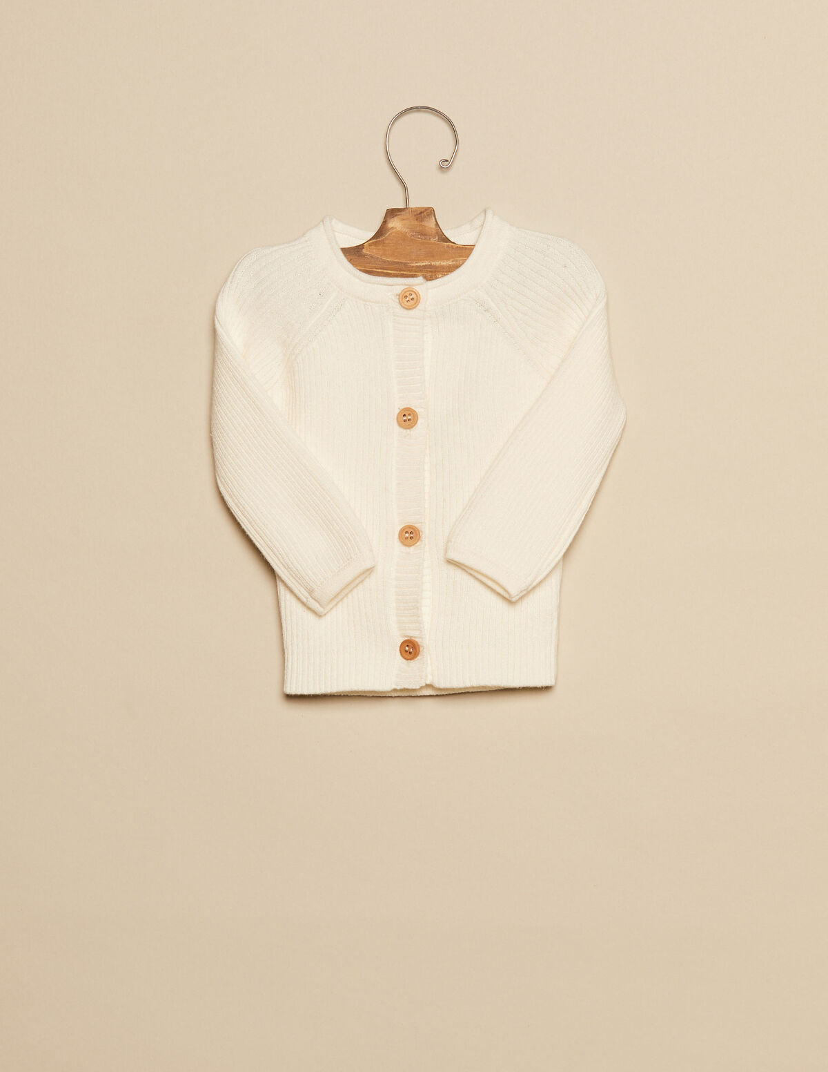 VESTE BÉBÉ BOUTONS BLEUE
