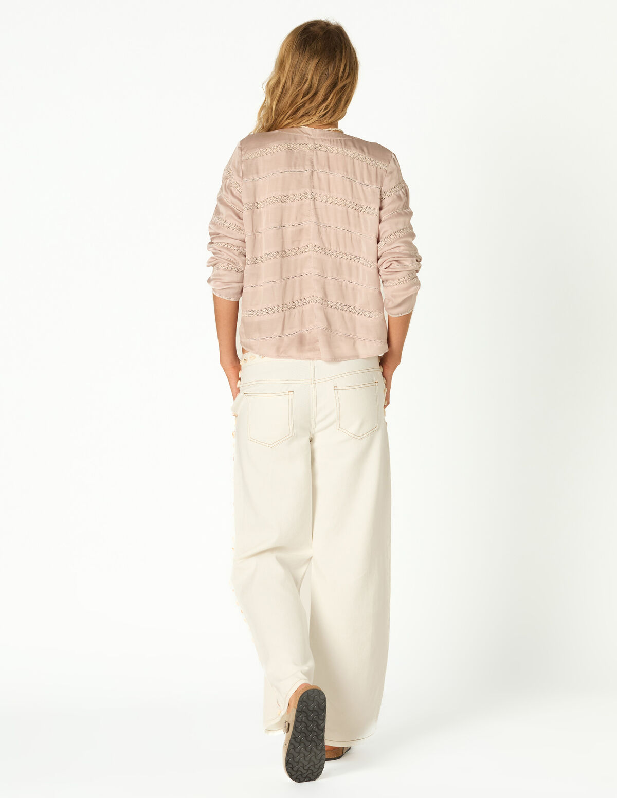 ANTHRACITE LACE SHIRT