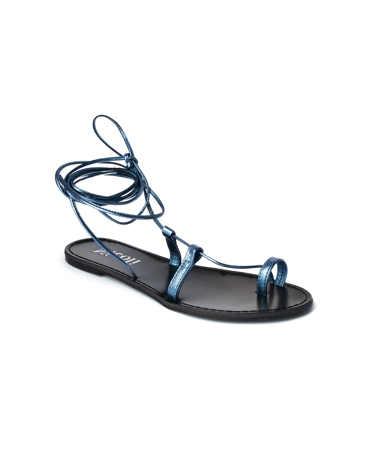 Sparkly blue rope sandal - View all - Nícoli