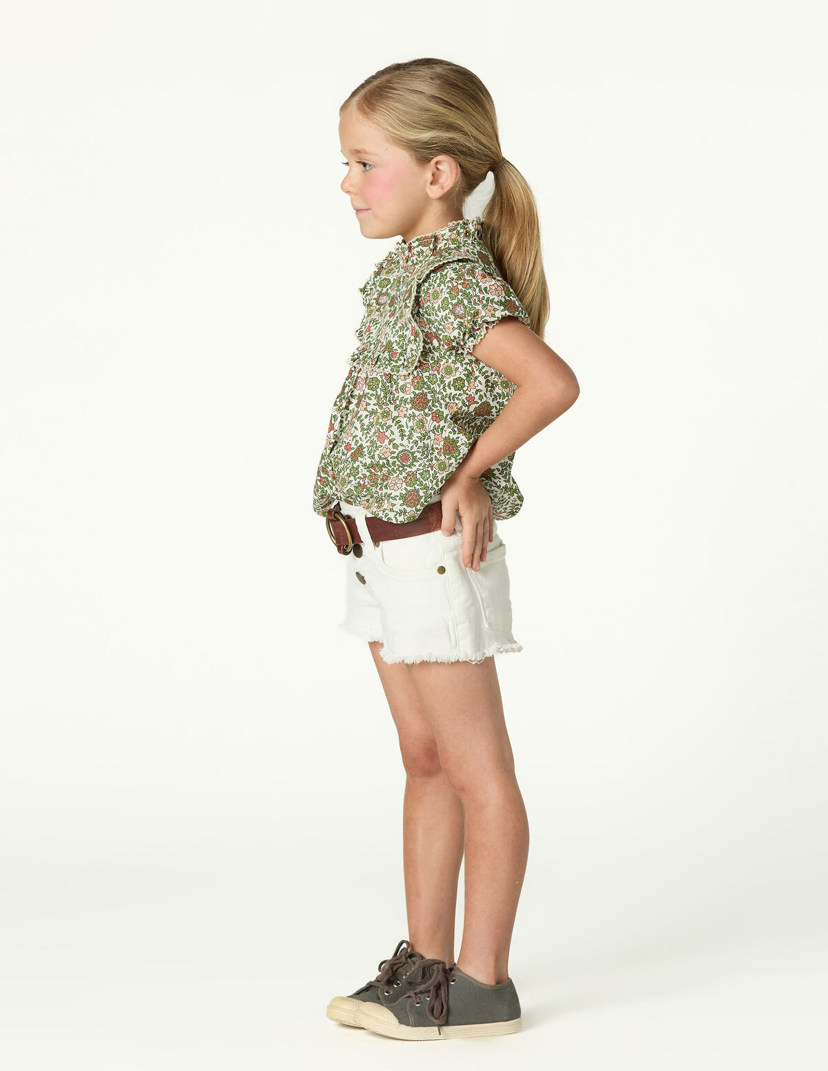SHORT BOTONES BLANCO