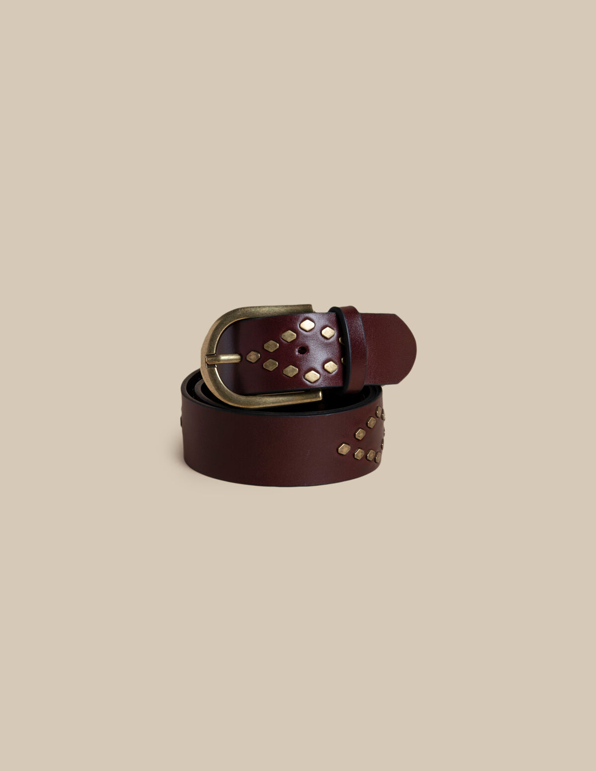 CEINTURE CERISE LOSANGE
