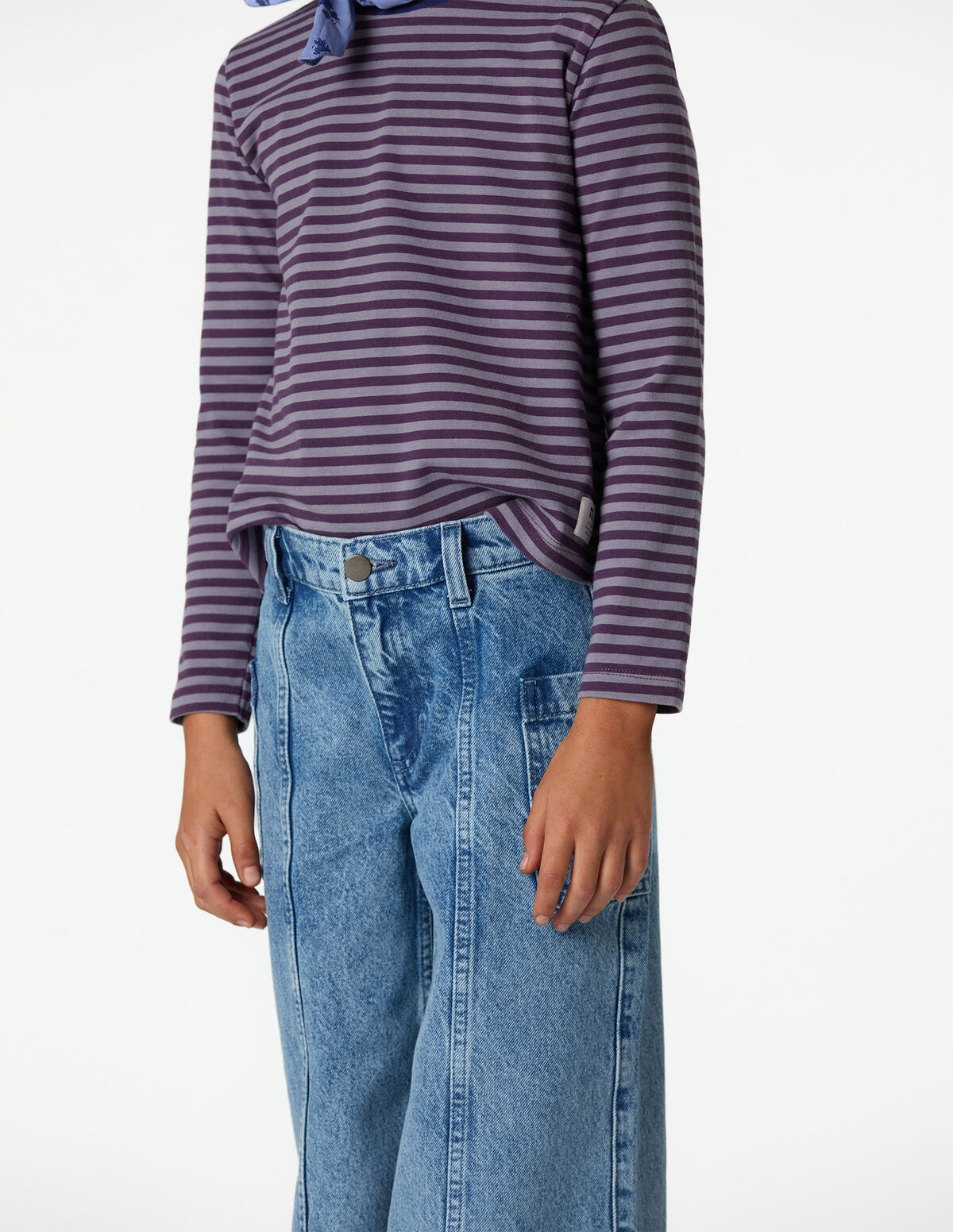 JEANS DESFIADAS AZUL