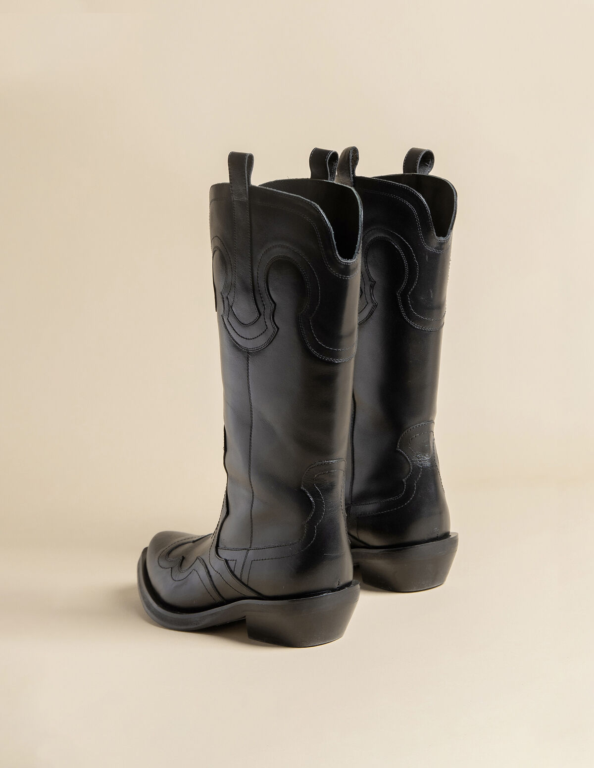 BOTA COWBOY NEGRA
