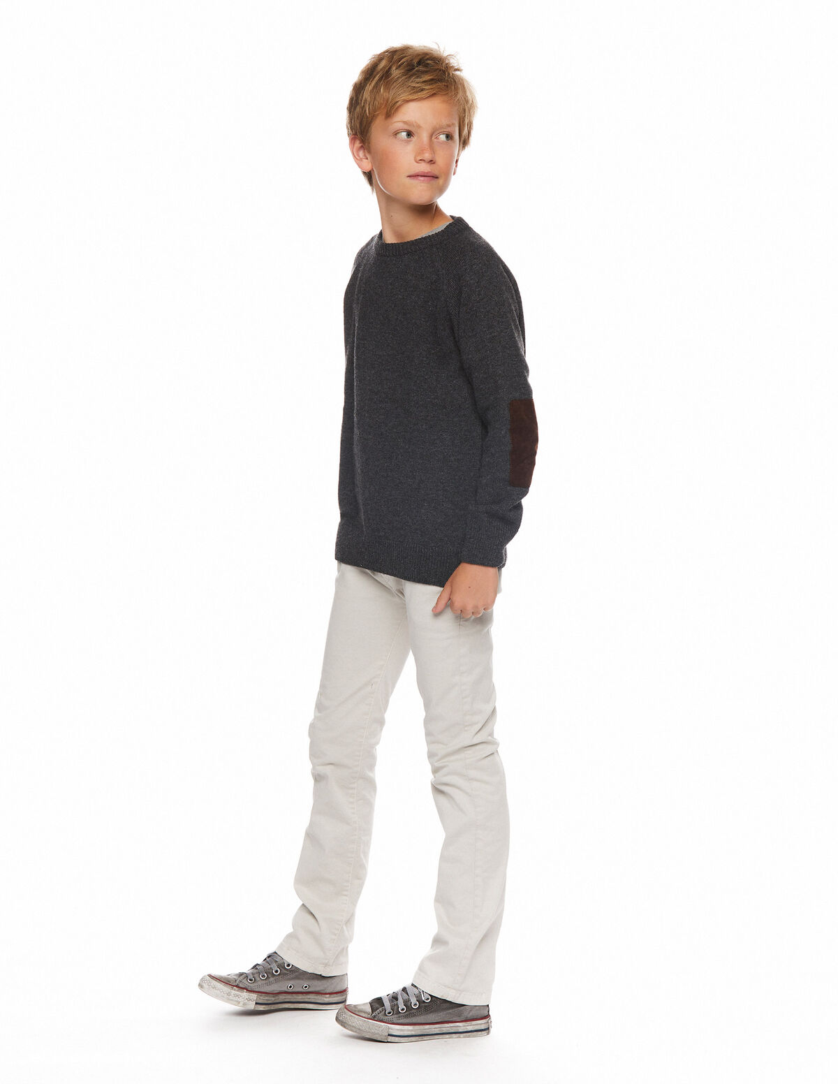 Pantalon chino beige