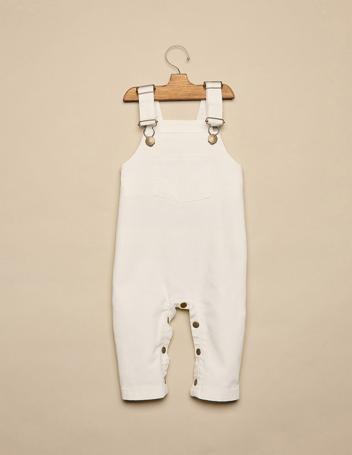 PETO BEBÉ DENIM BLANCO