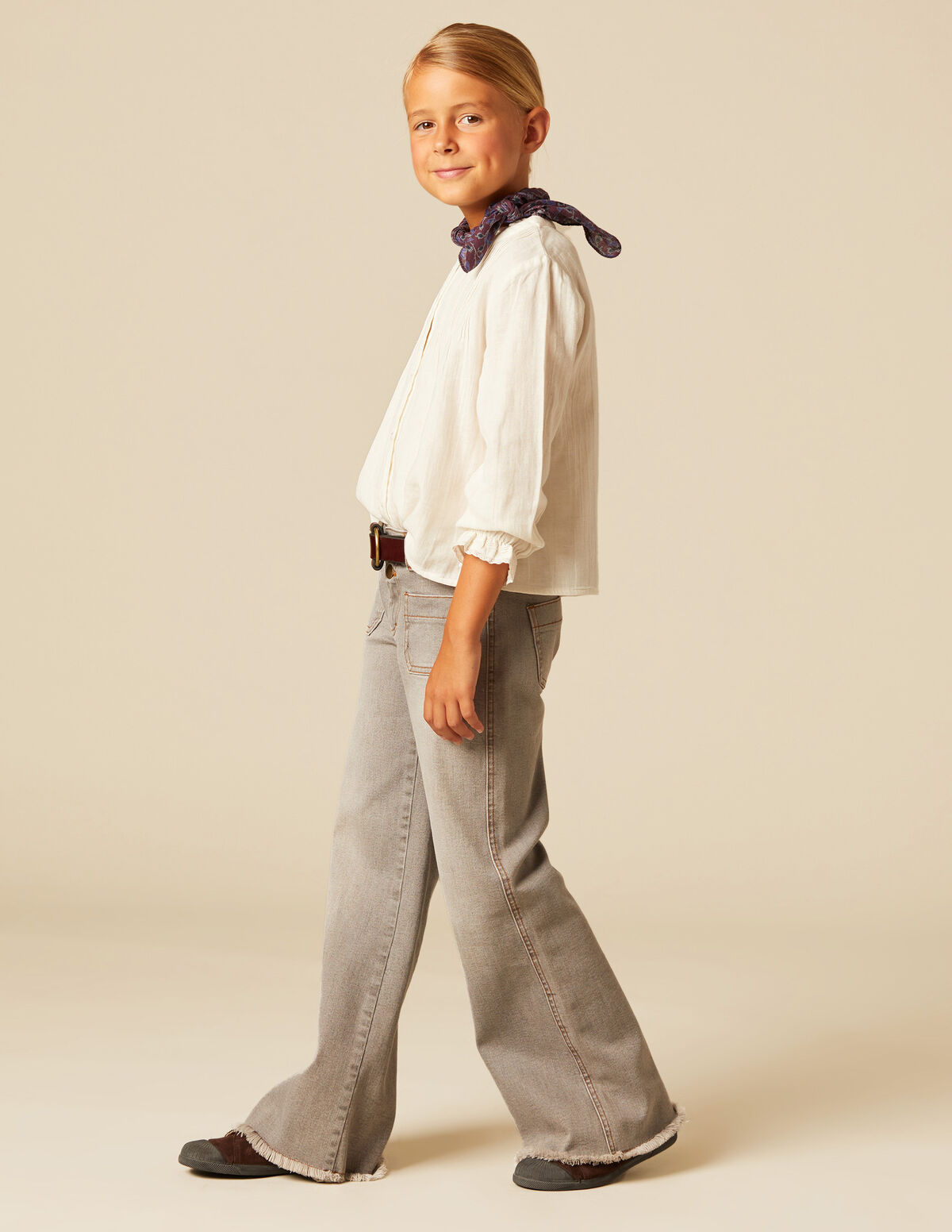 Pantalón bolsillos vaquero azul