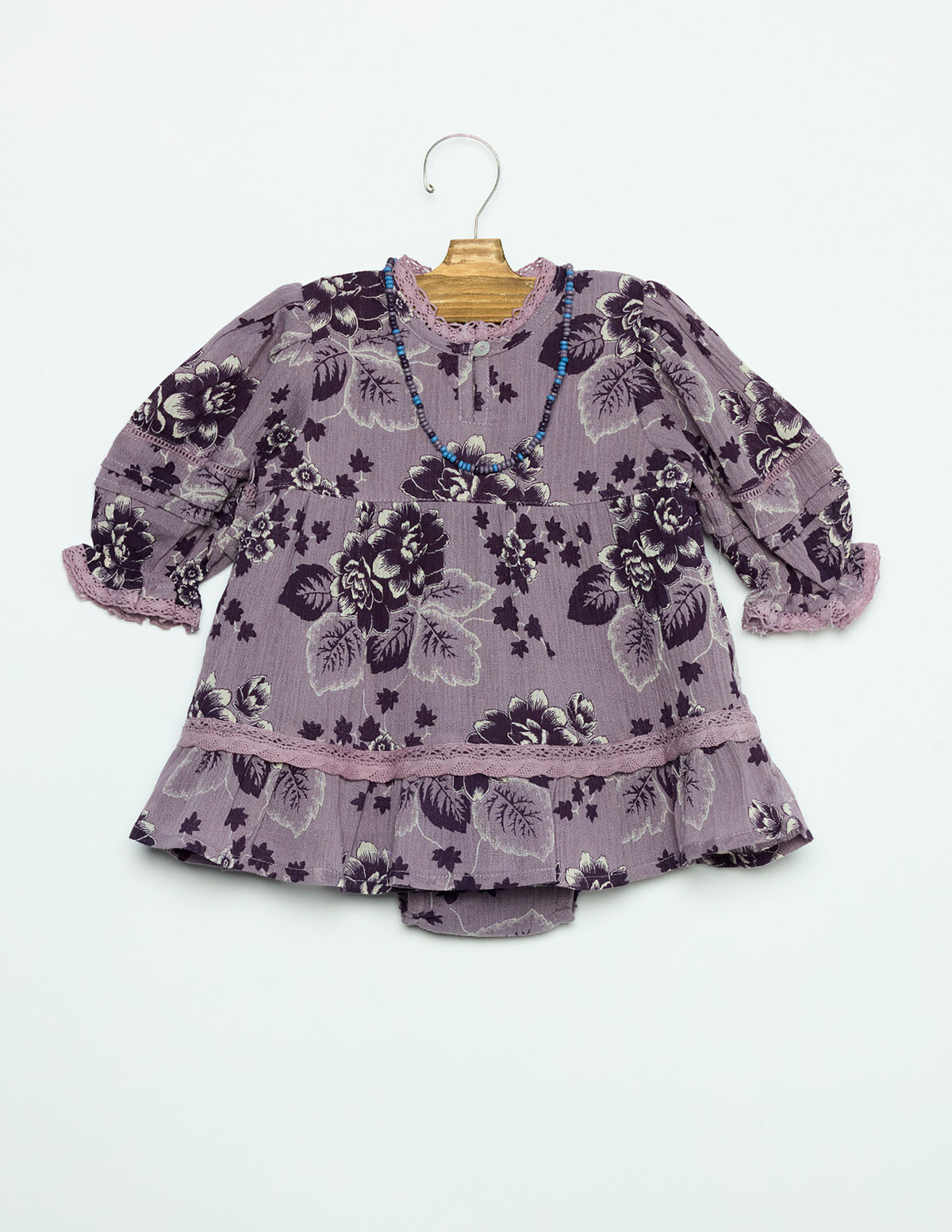 VINTAGE OVERCAST PRINT DRESS