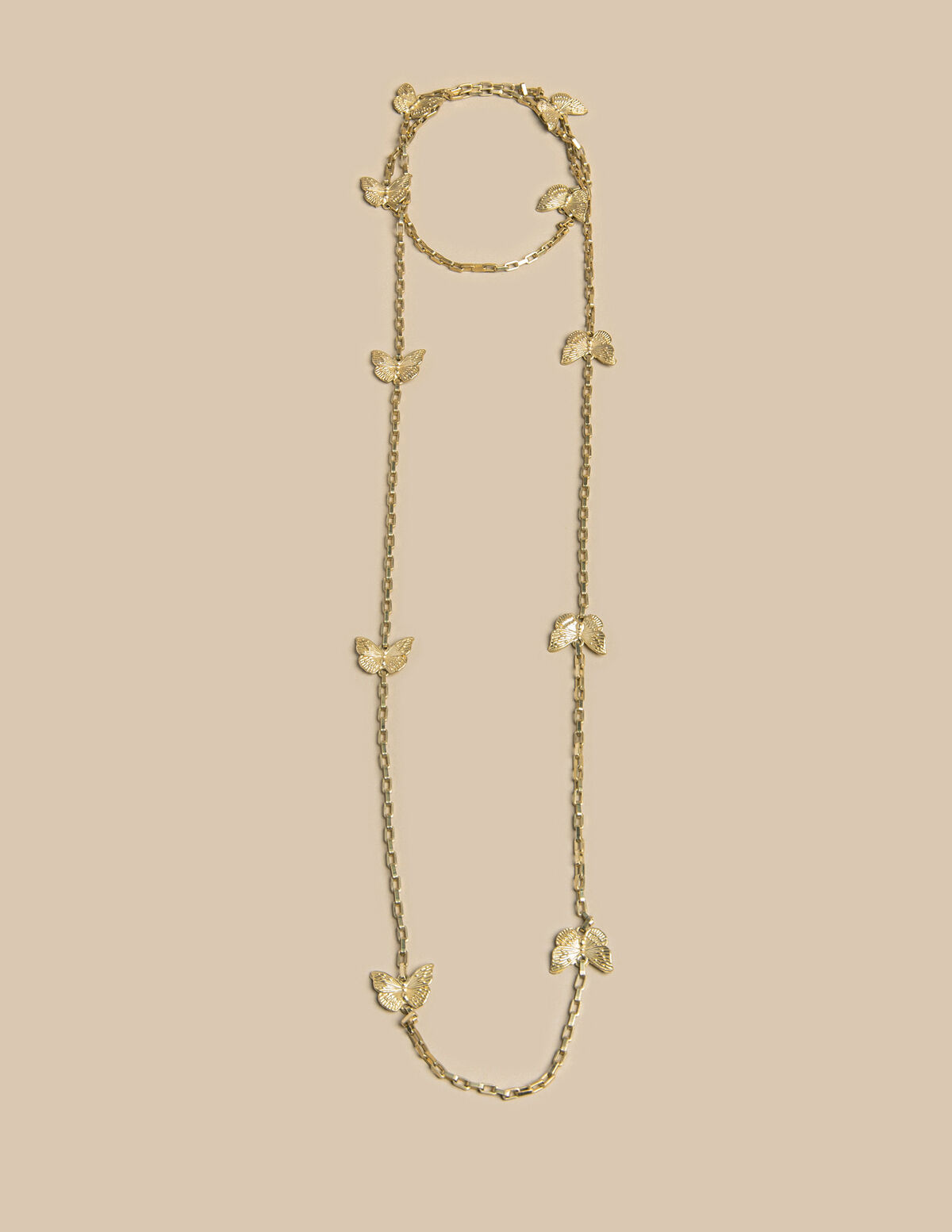 SMALL GOLD BUTTERFLY CHAIN