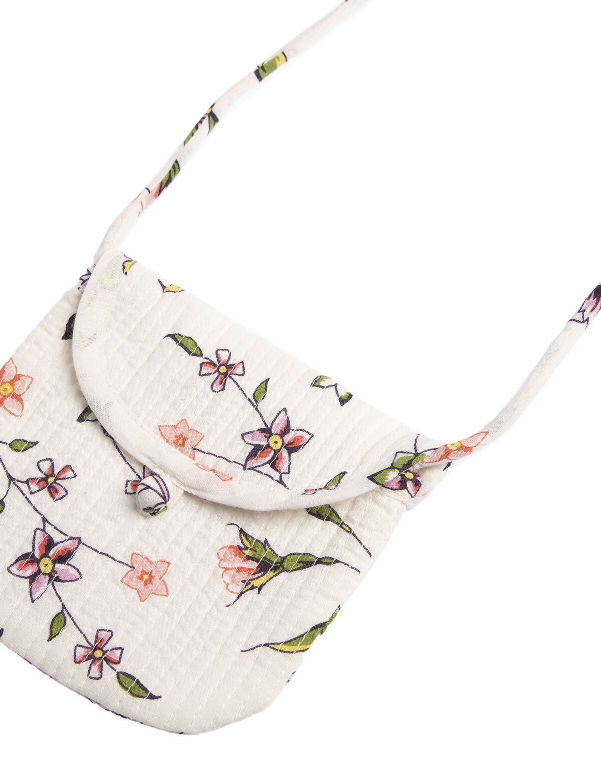 CAPPUCCINO INDIAN PRINT CROSSBODY BAG