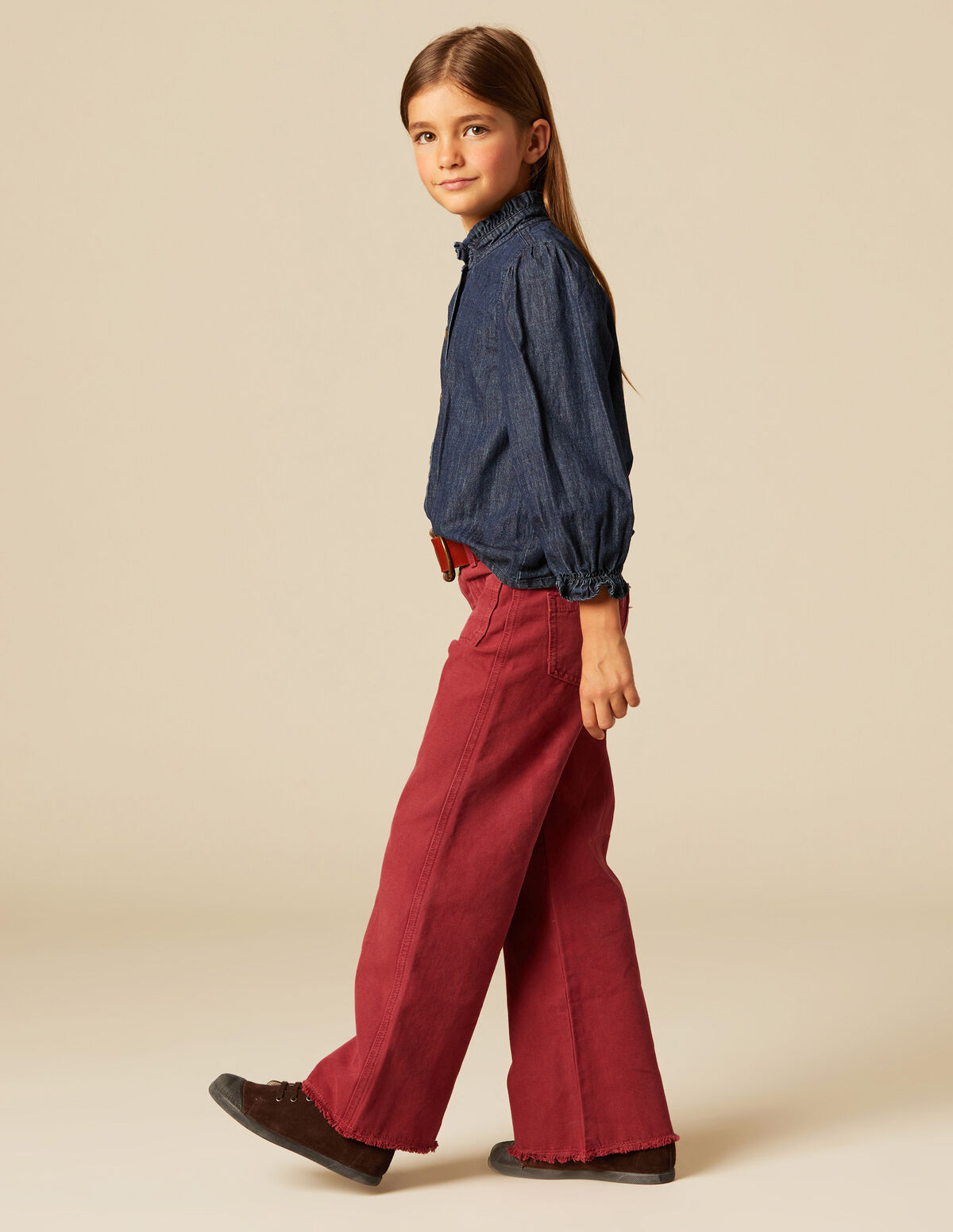 PANTALON POCHE INDIAN RED