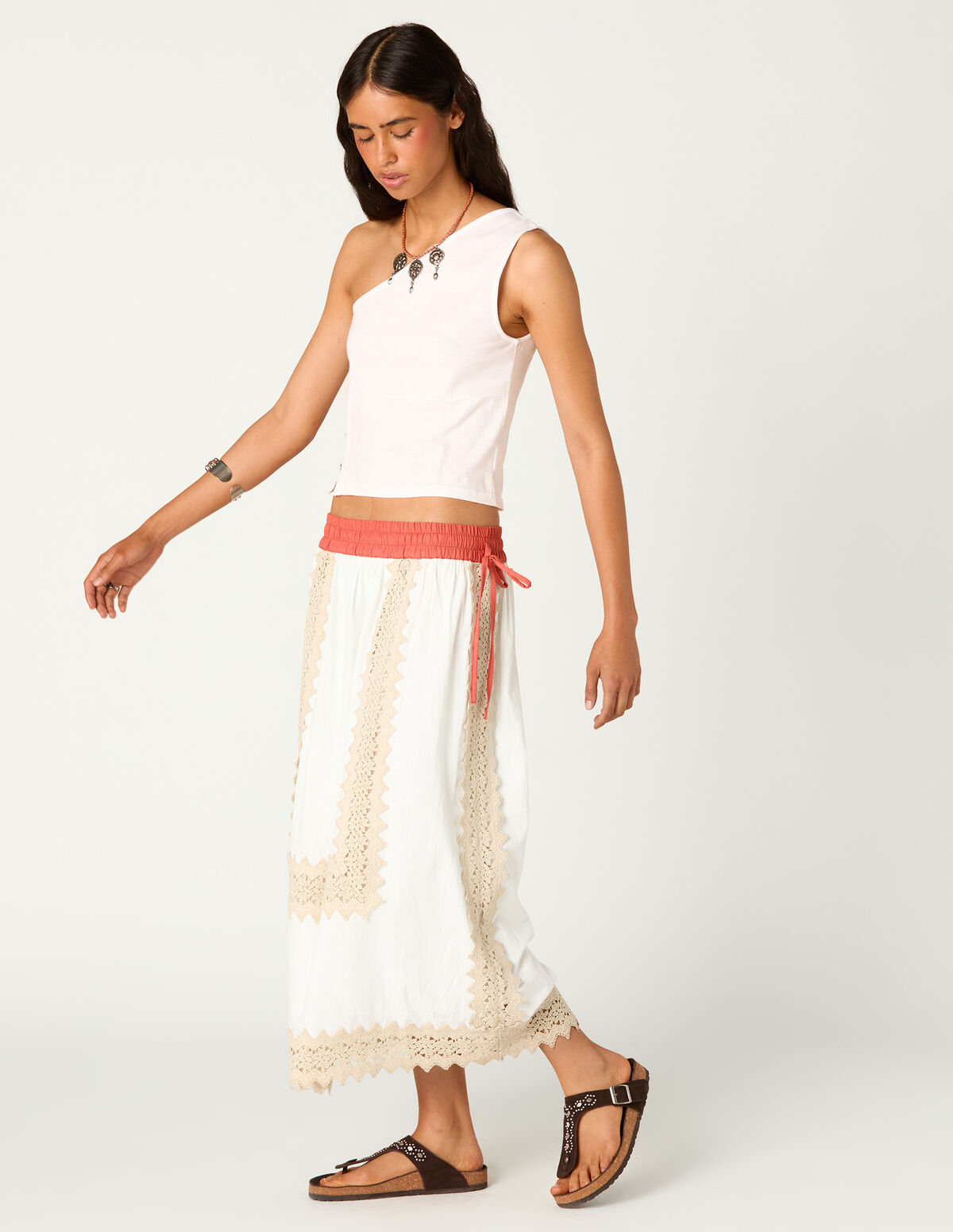 BRODERIE SKIRT 