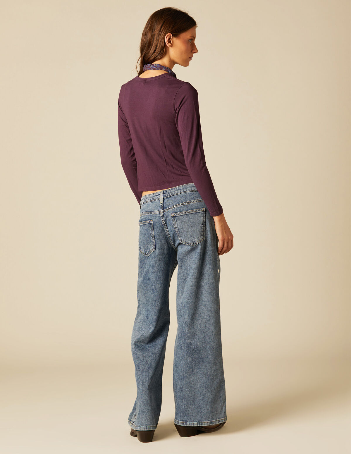 AMETHYST BUTTONED T-SHIRT