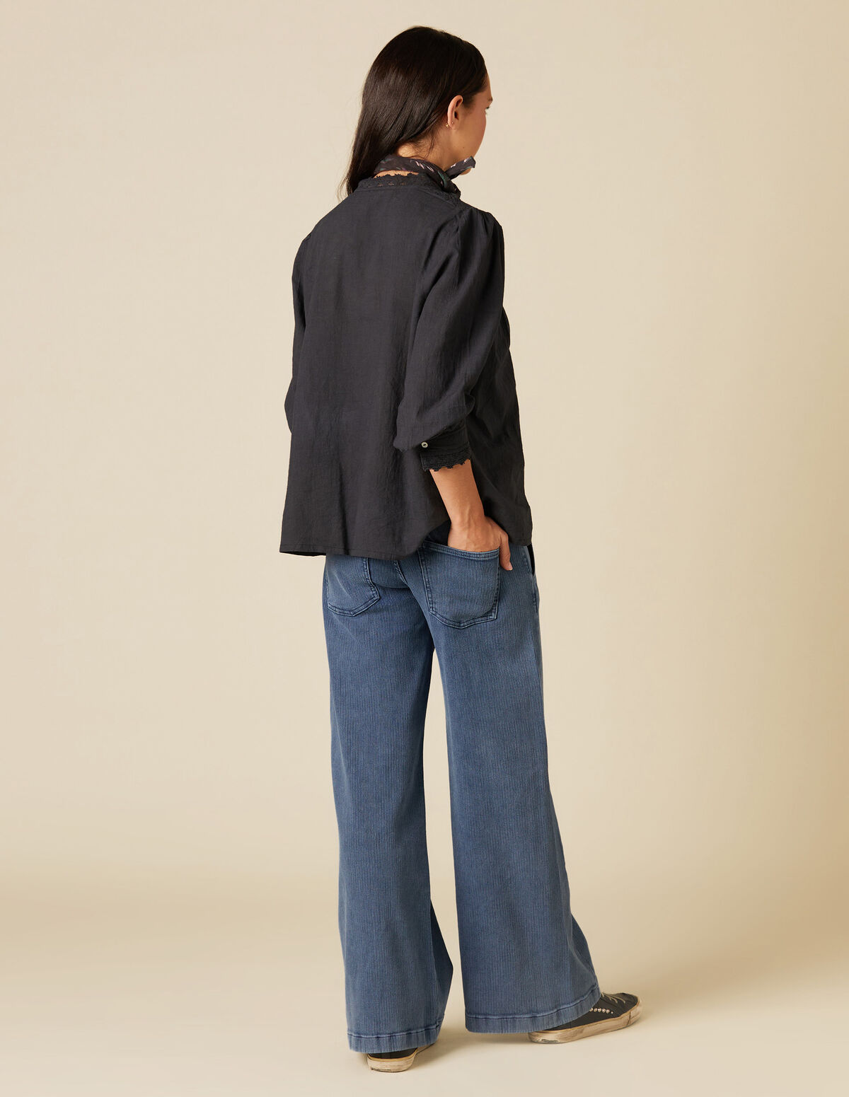 PANTALÓN DENIM PANA