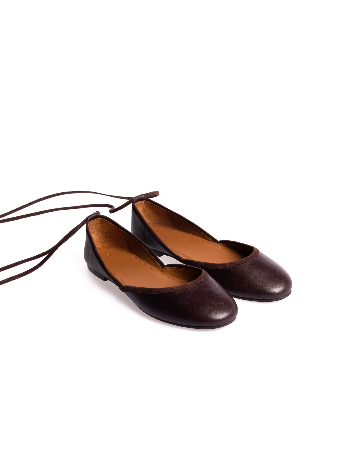 MAROON STRAPS BALLERINAS