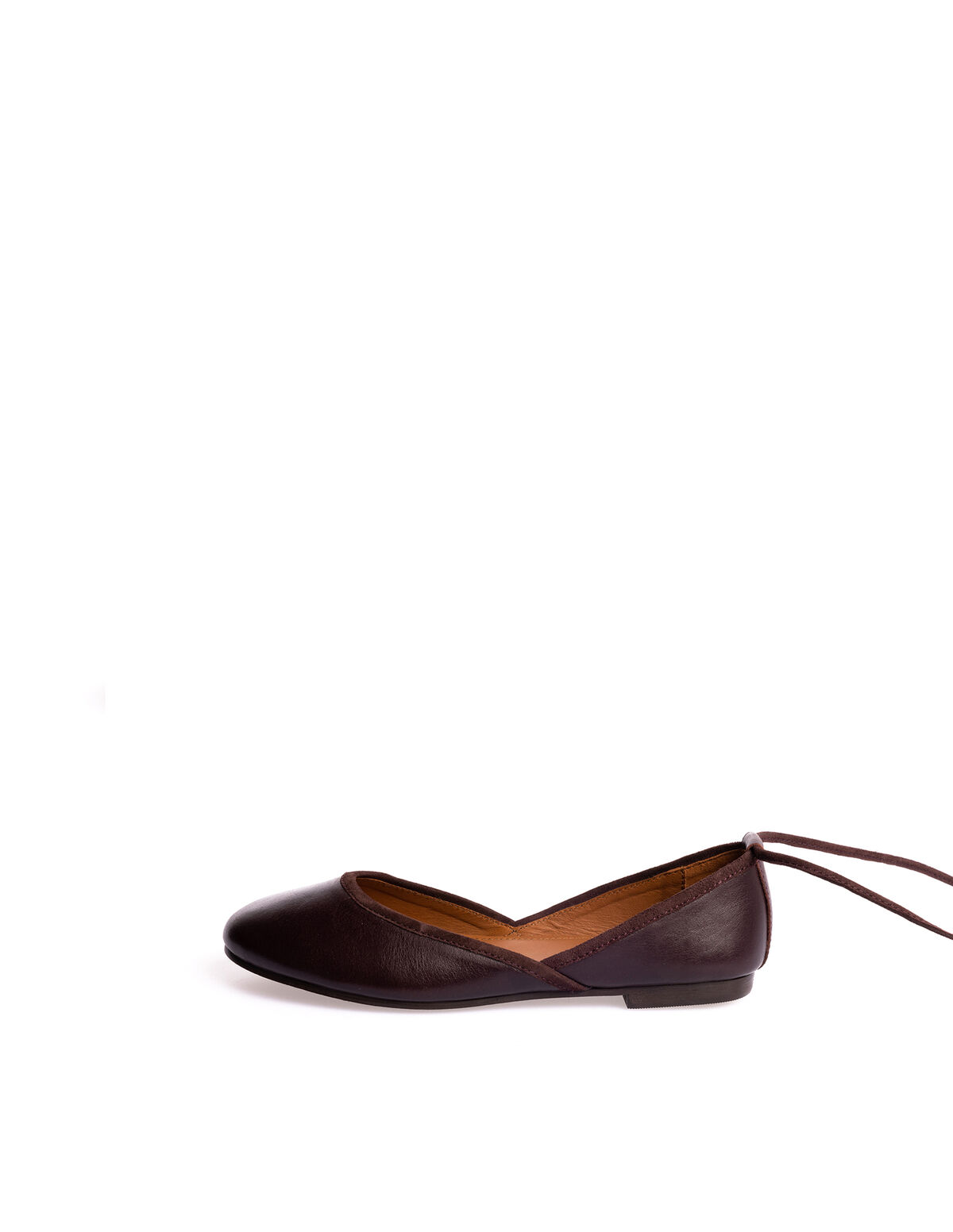 MAROON STRAPS BALLERINAS