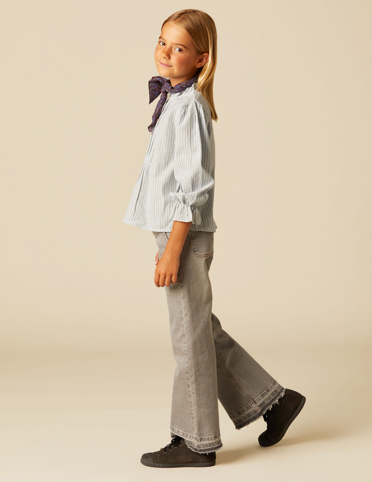 BLUE STRIPED SHIRT