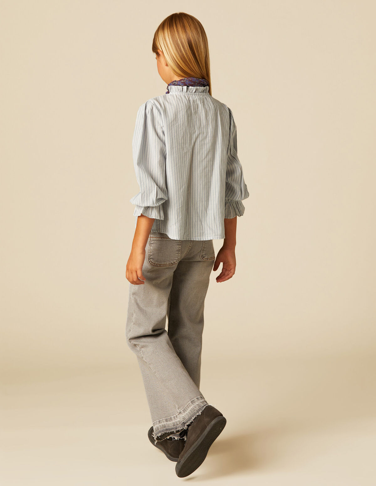 BLUE STRIPED SHIRT