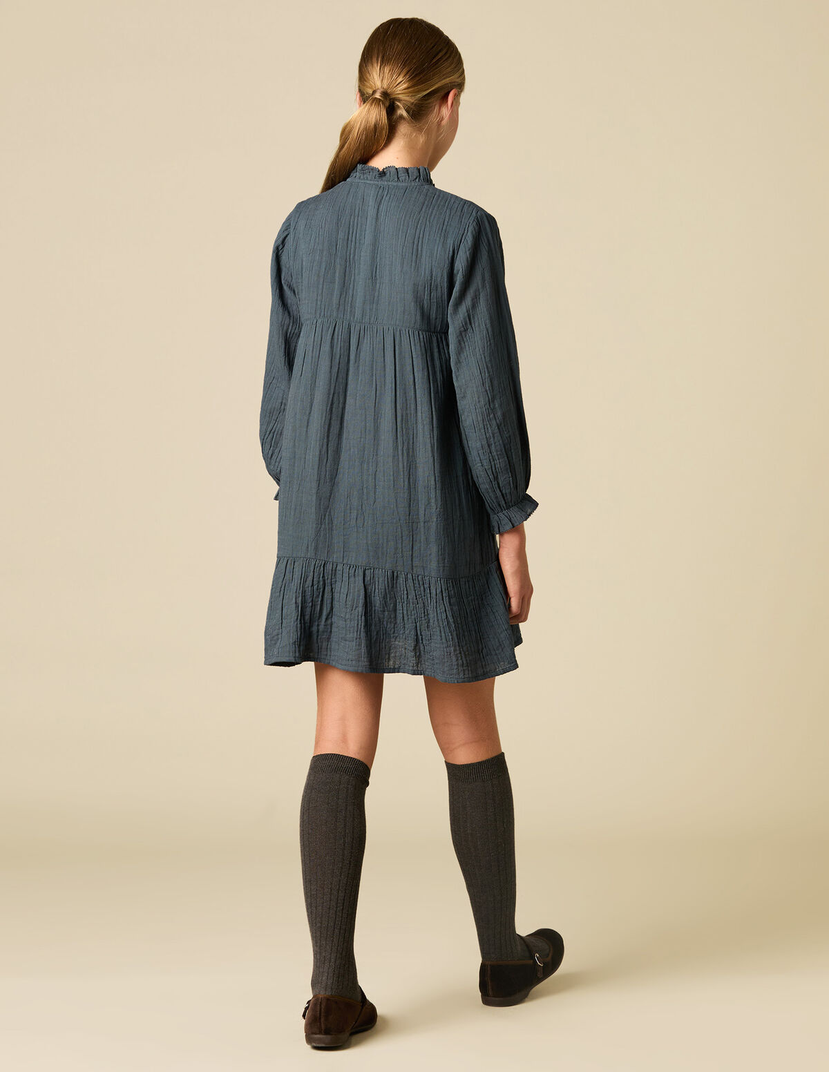 MULTICOLOUR EMBROIDERED DRESS