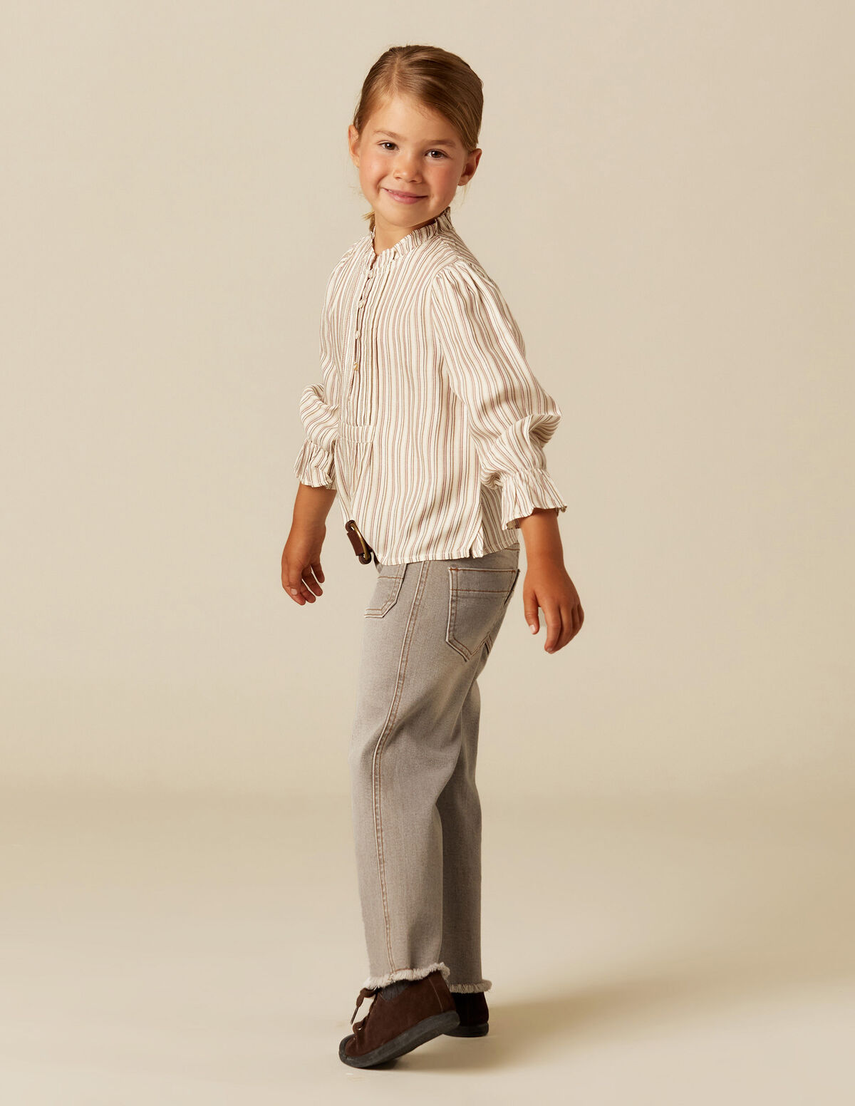 CAMISA RISCA AZUL MOSTARDA