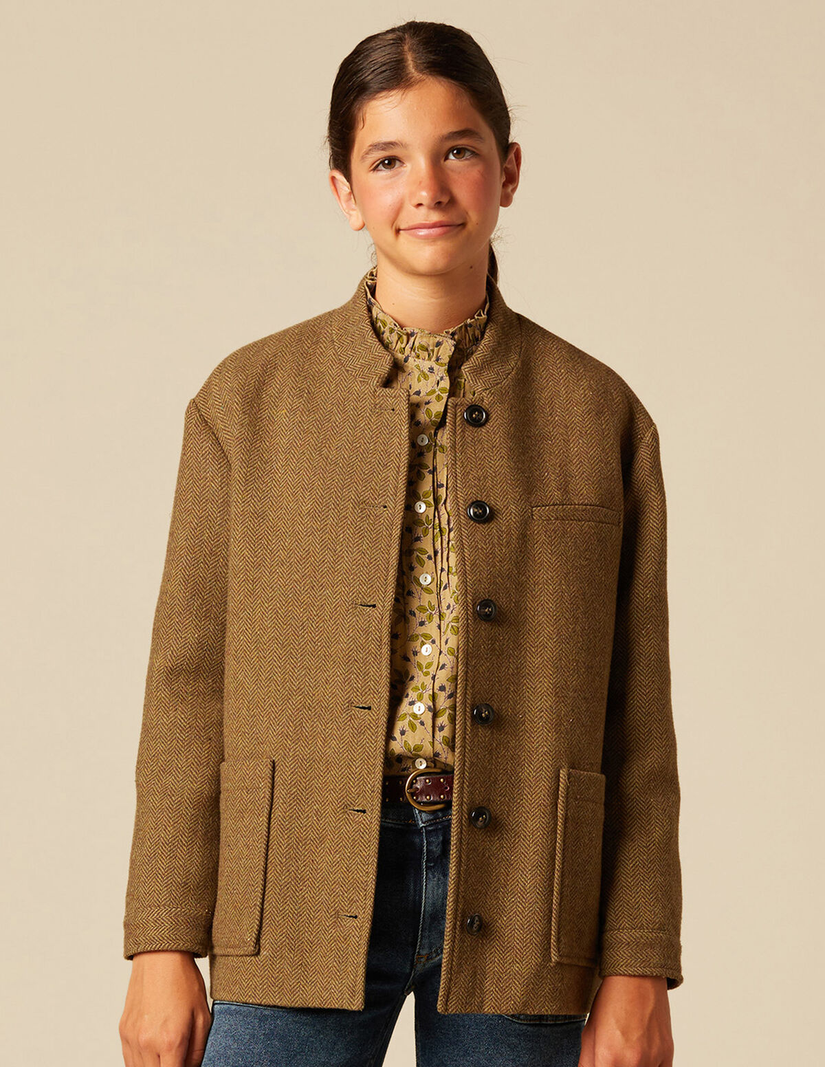 HERRINGBONE JACKET
