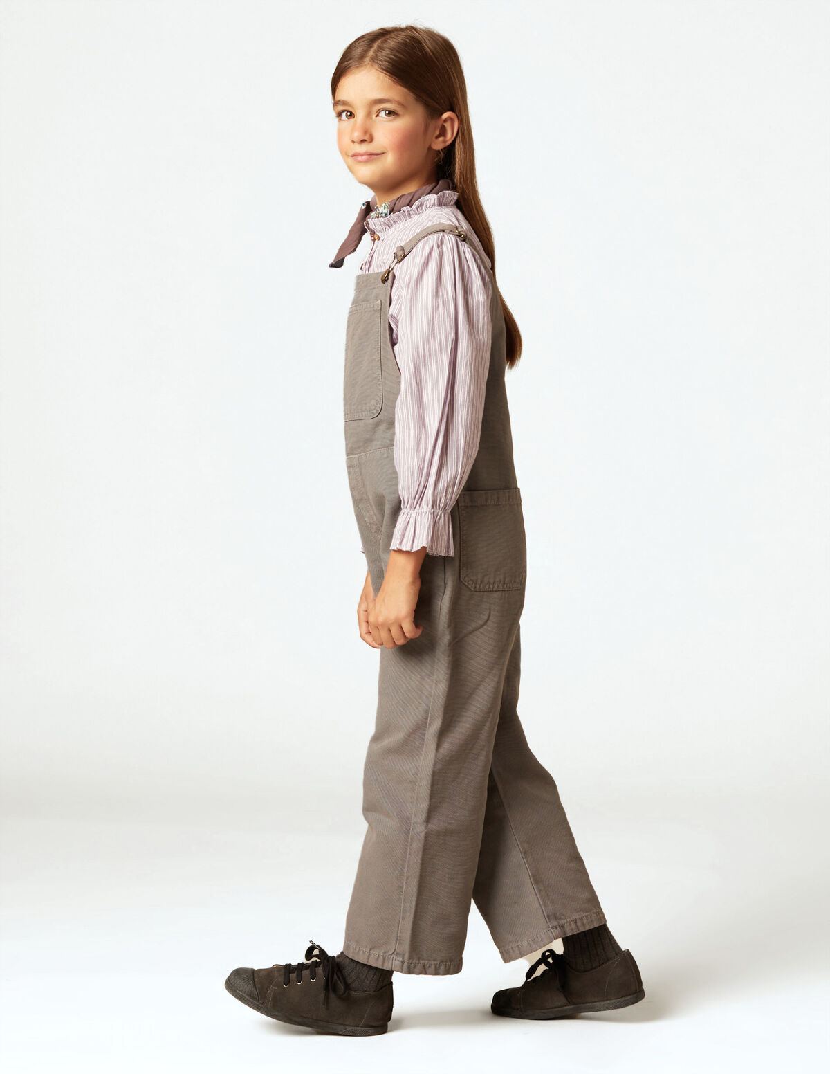 JARDINEIRAS BOMBAZINA PRINT CASTANHO