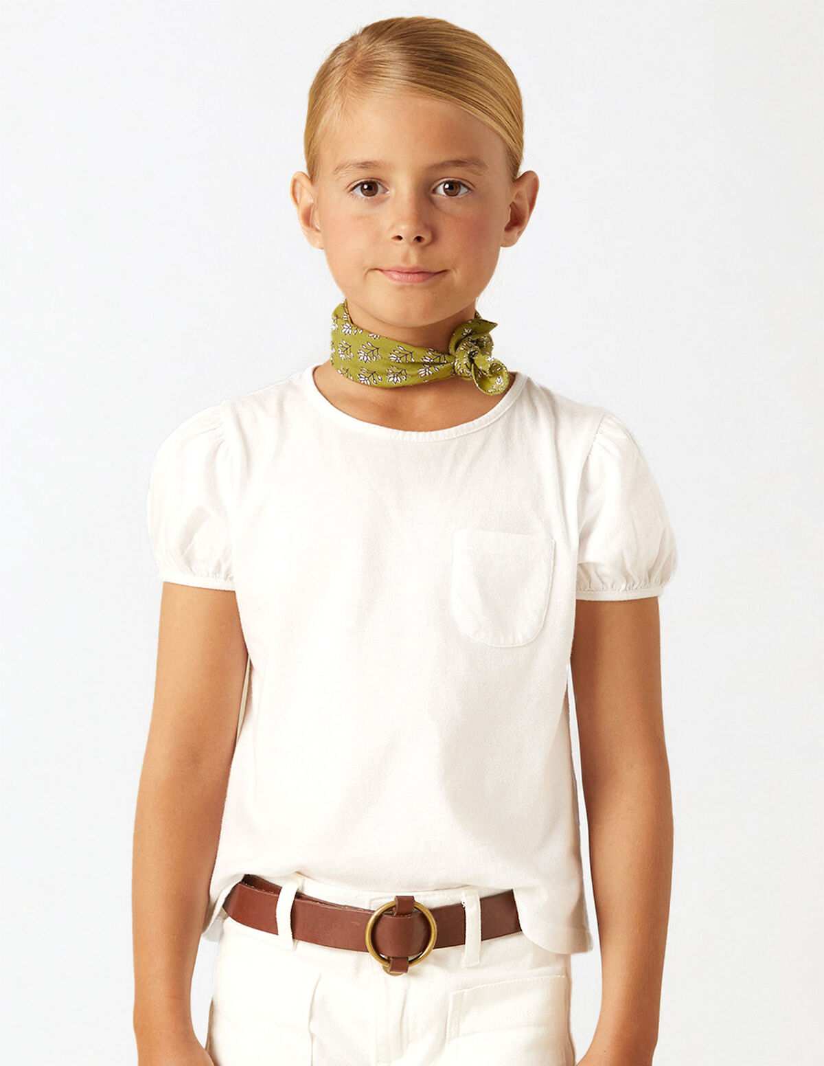 T-SHIRT POCHE BLANC