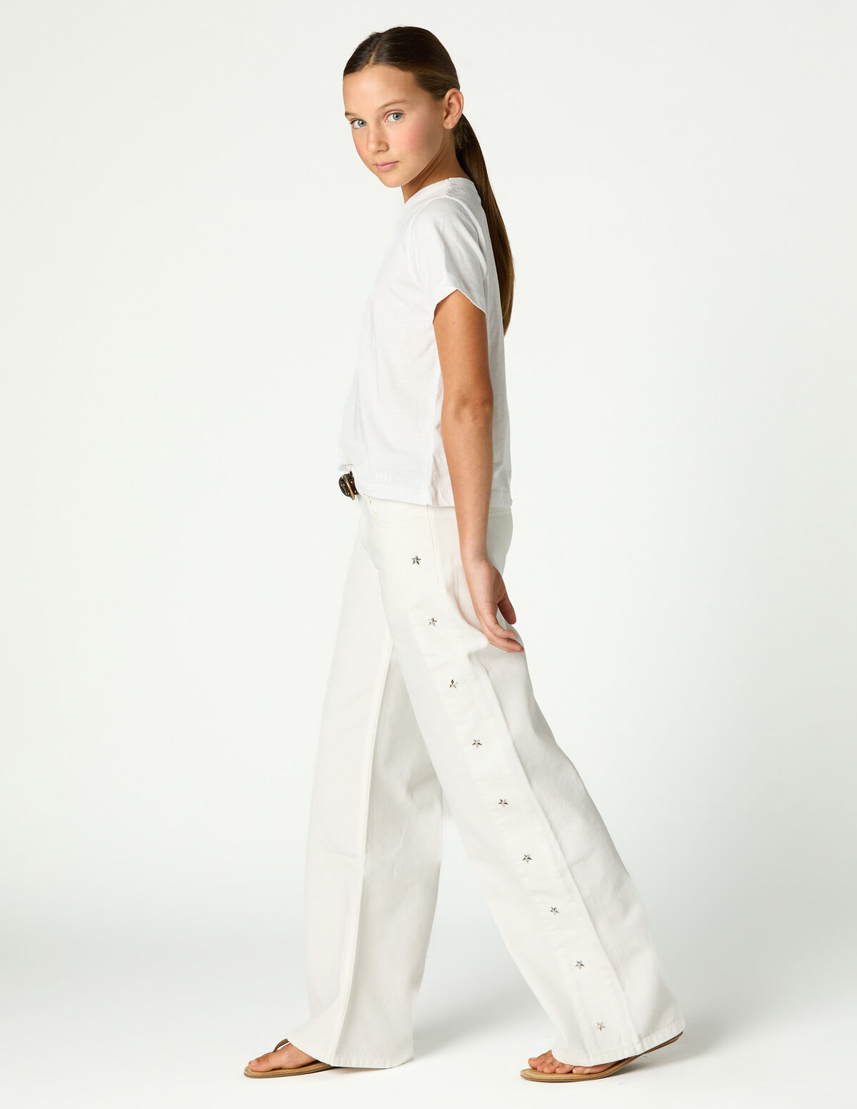 WHITE 'NN' SHORT-SLEEVED T-SHIRT