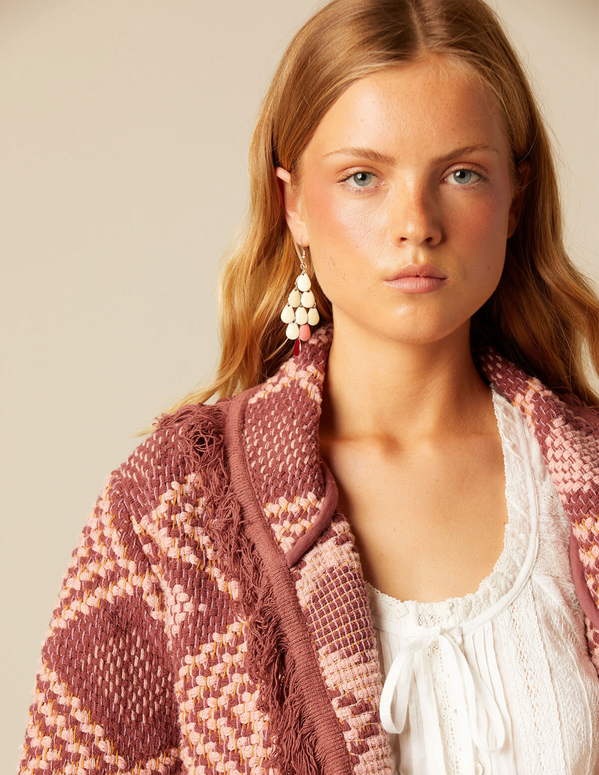 FRINGED COAT
