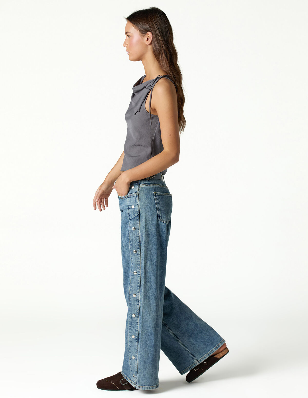 TOP LAZADA HOMBRO ANTRACITA