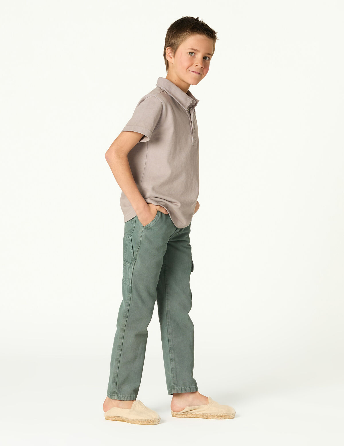 HUNTING GREEN CARGO TROUSERS
