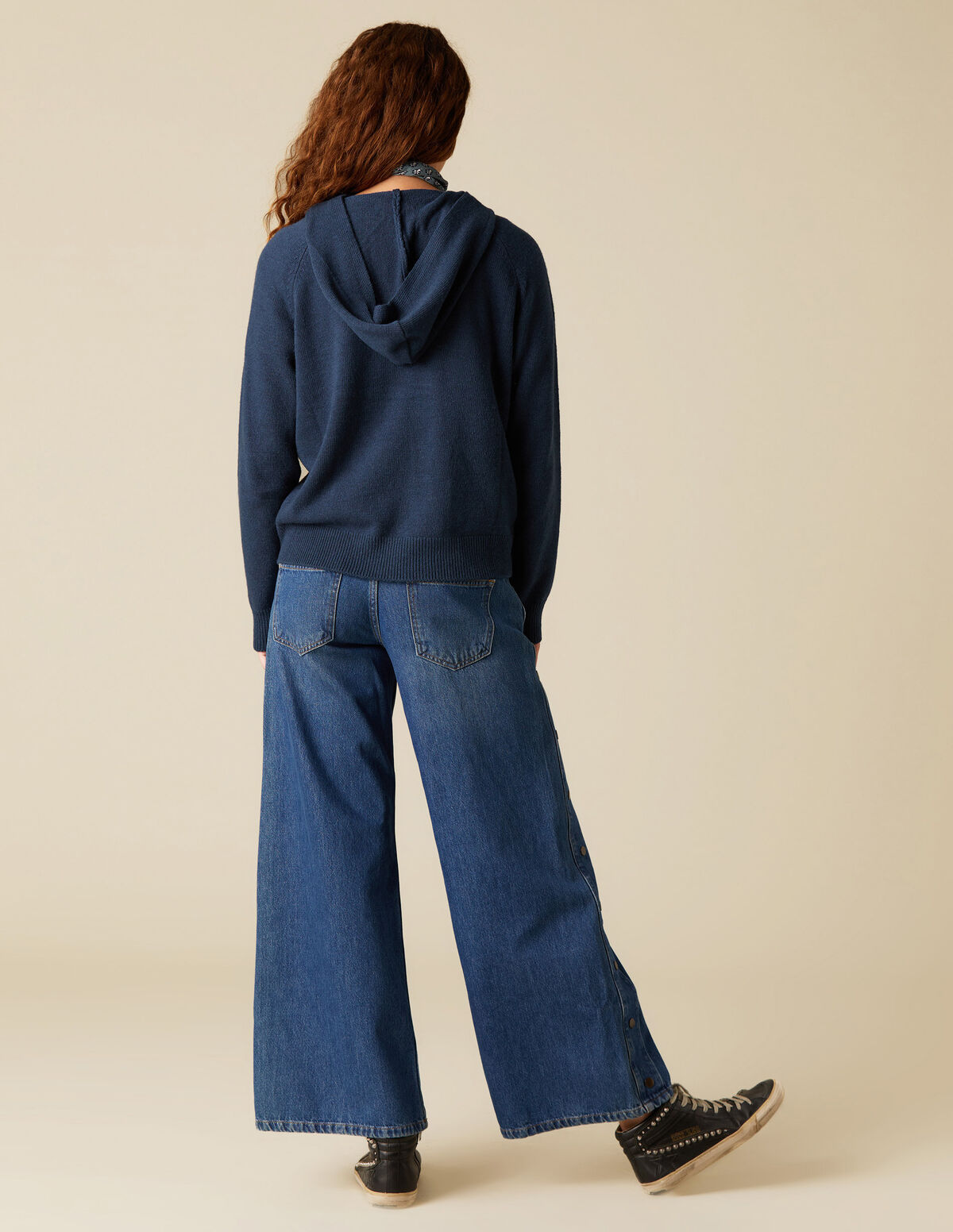 BLUE JEANS SIDE BUTTONS