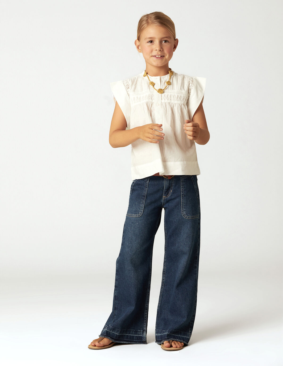 CAL&Ccedil;AS WIDE LEG DENIM