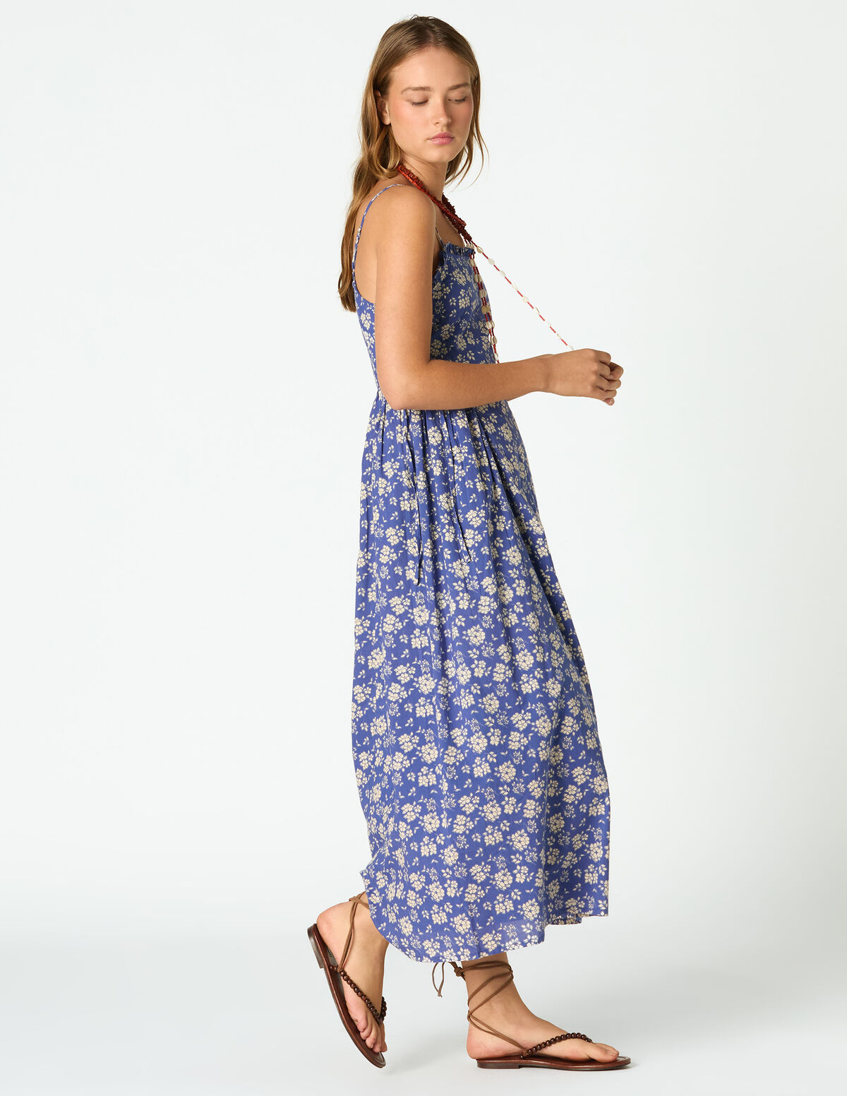 WAVE FLORAL DRESS