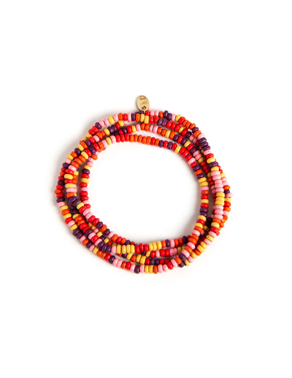 COLLAR LARGO MULTICOLOR ROSA