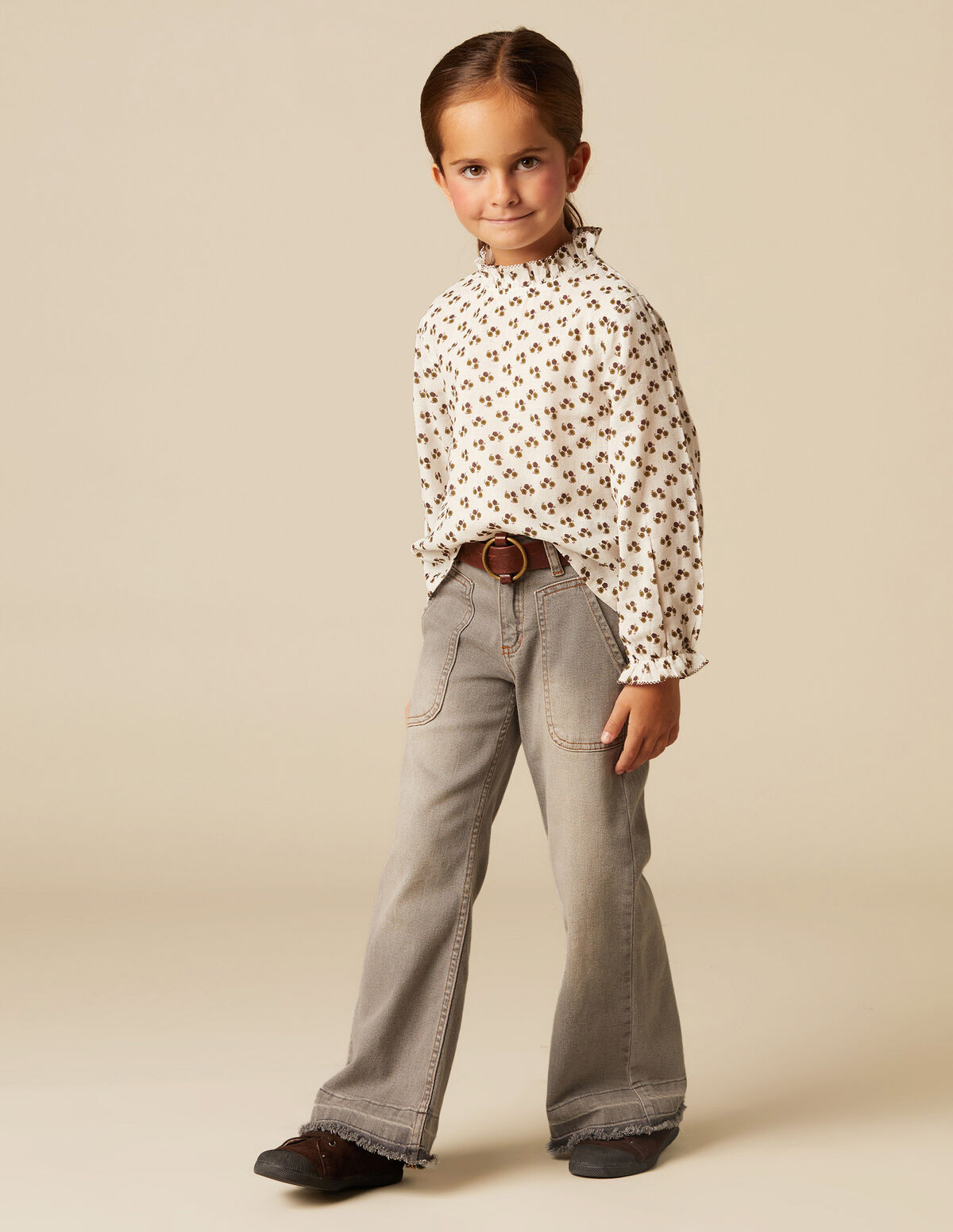 ECRU PRINT SHIRT