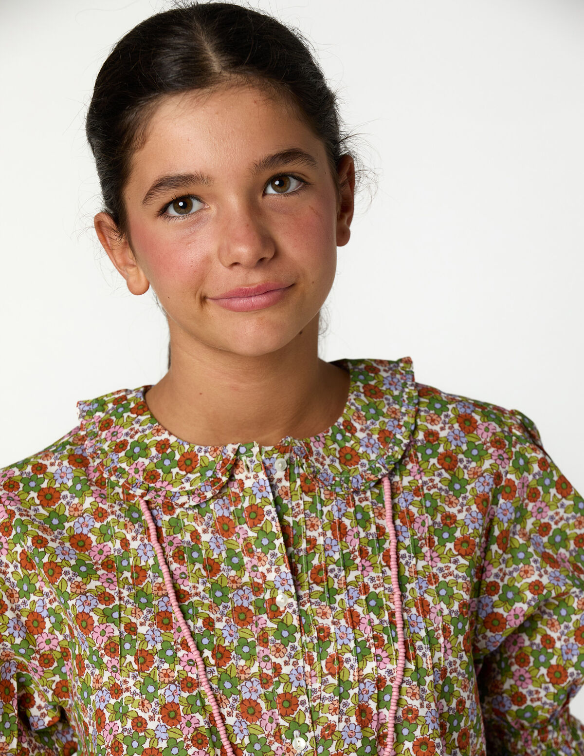 BLUE FLORARL PRINT SHIRT 