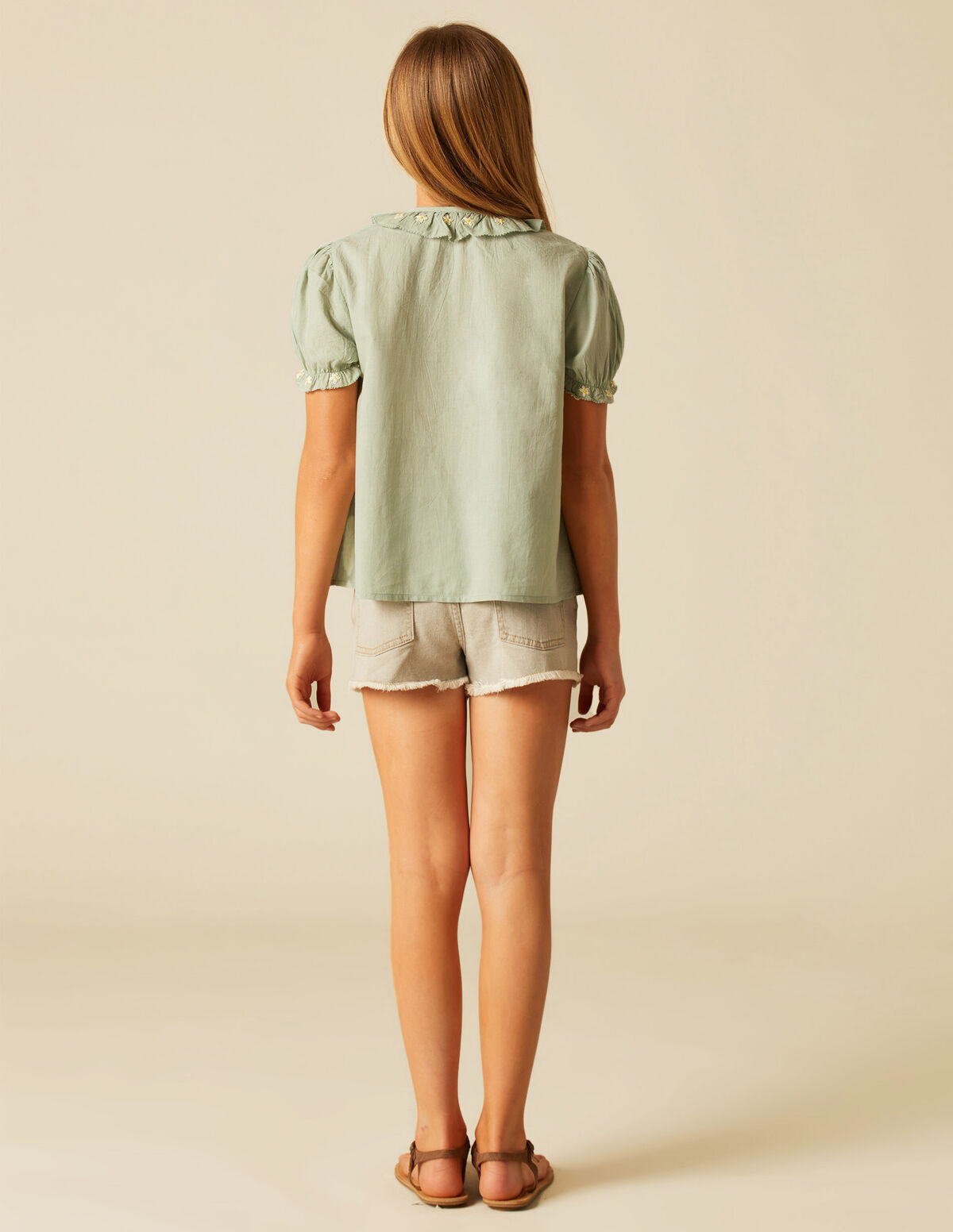 SHORT BOTONES BLANCO