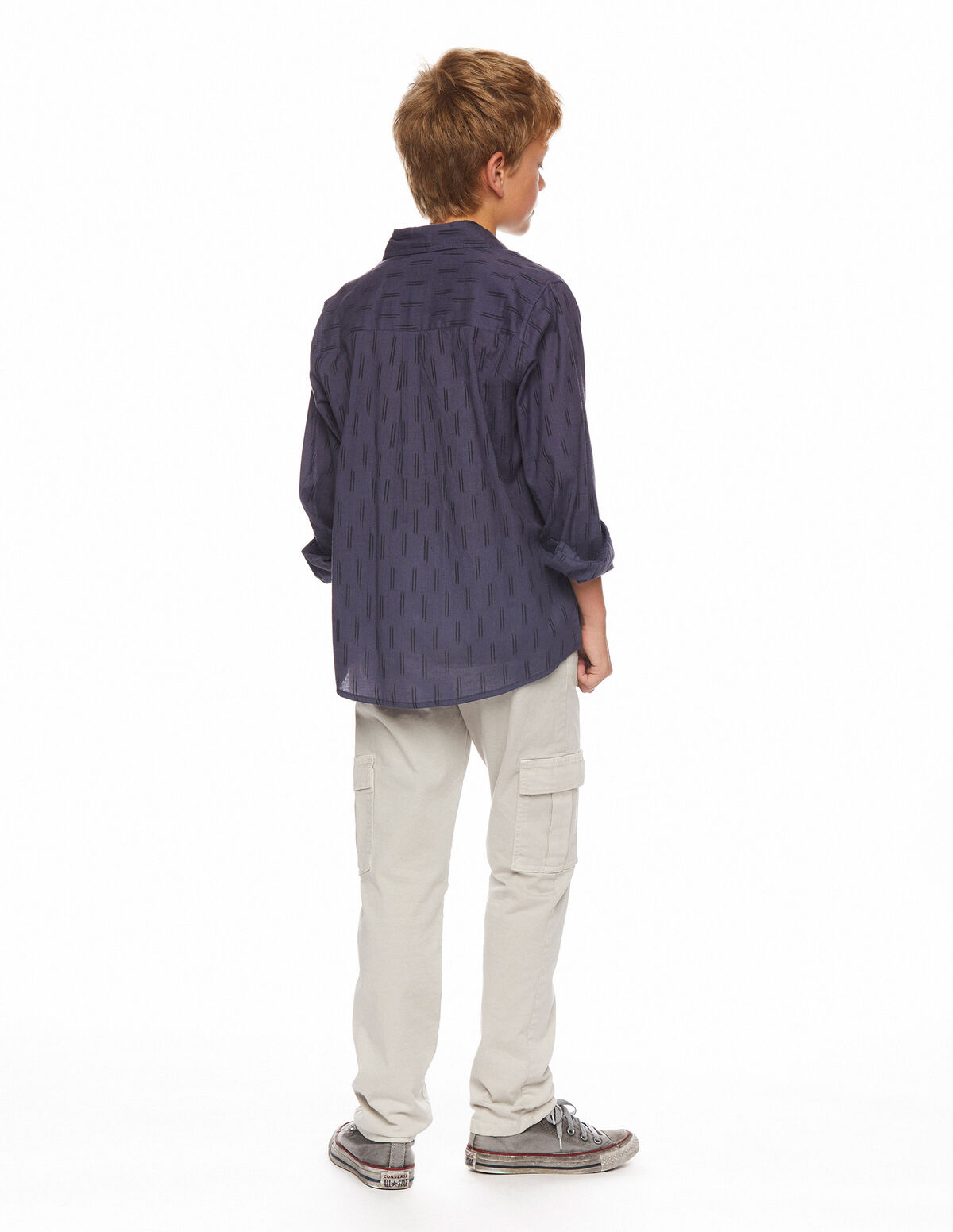 Pantalon cargo bleu foncé