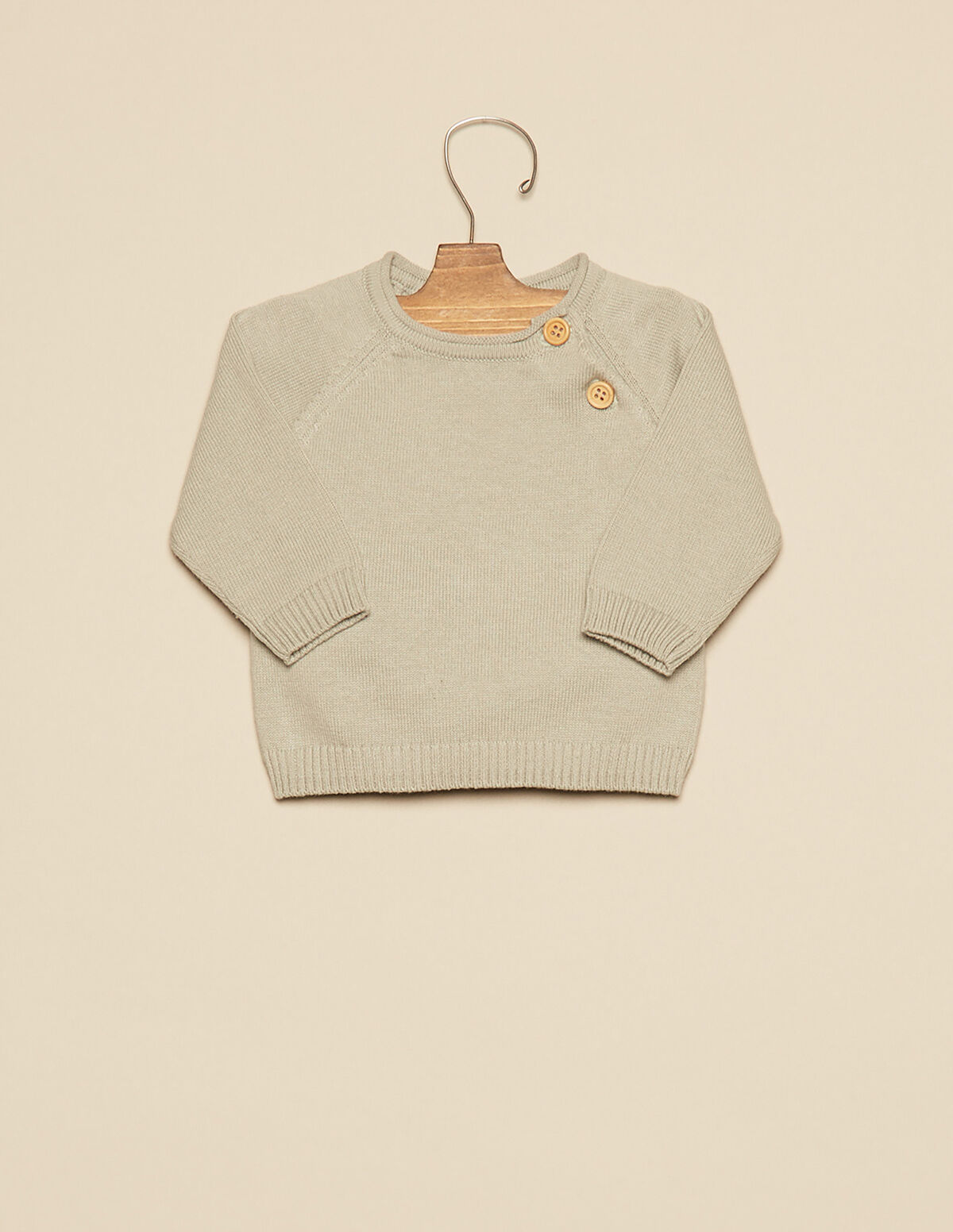 JERSEY BOTONES GRIS CLARO