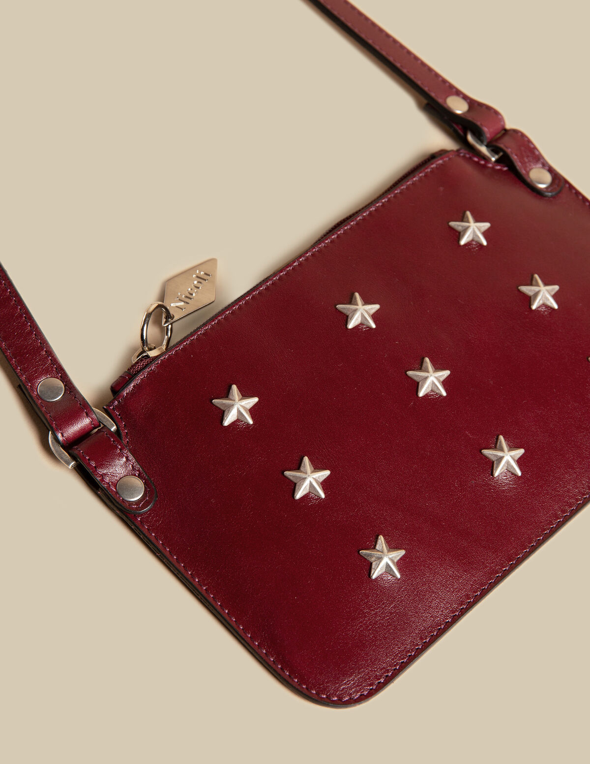 BOLSO ESTRELLAS GUINDA