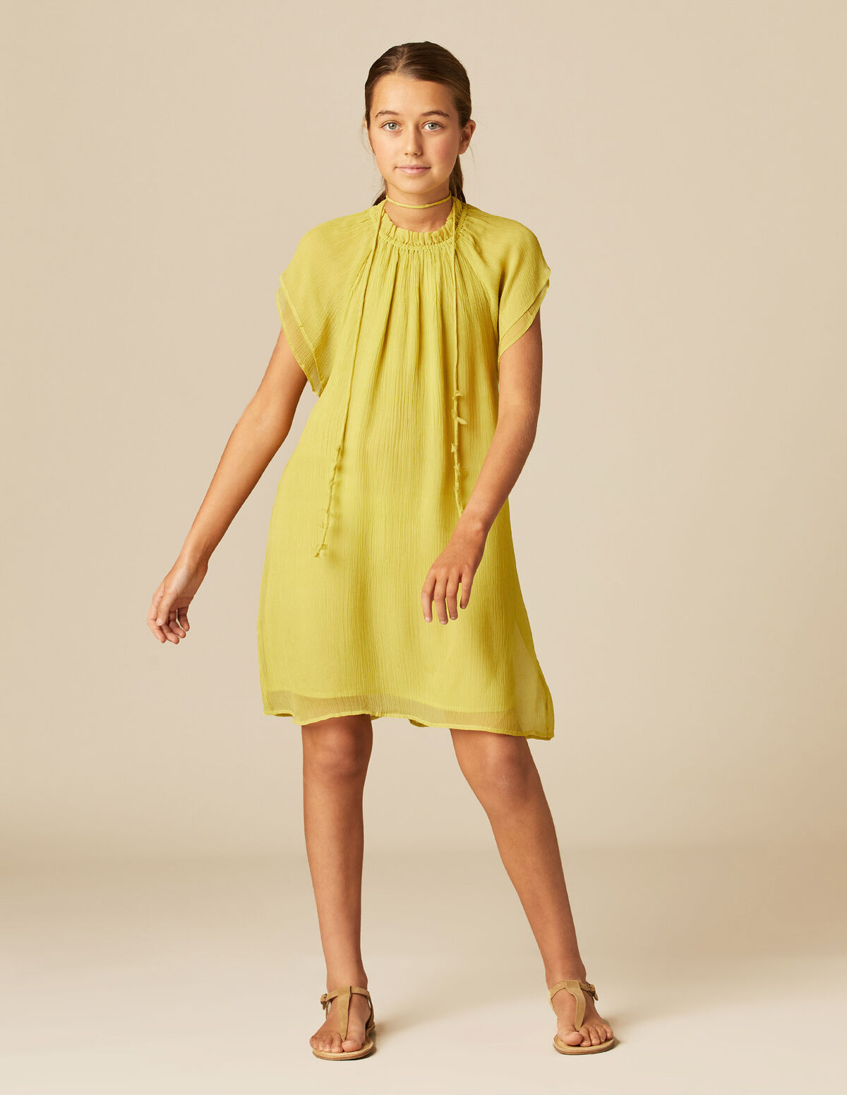 VESTIDO PRINT FLOR VERDES