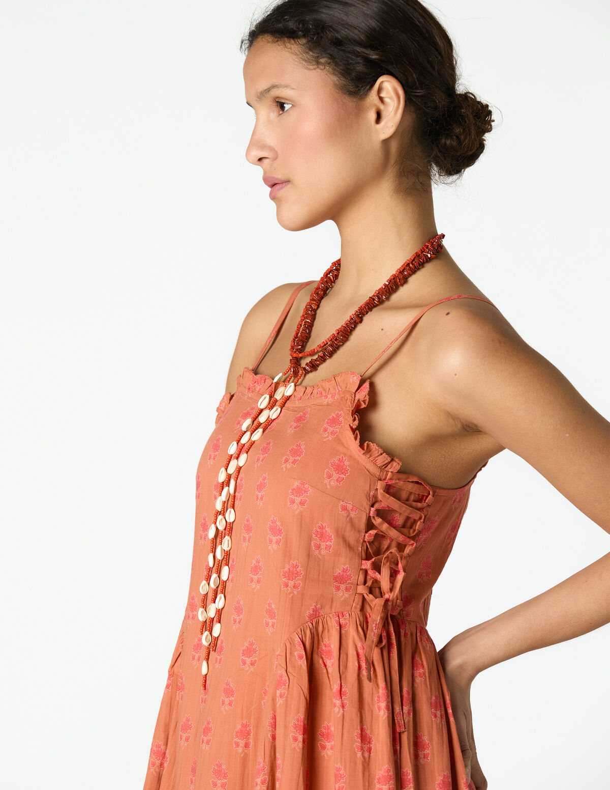 ORANGE BUTI DRESS