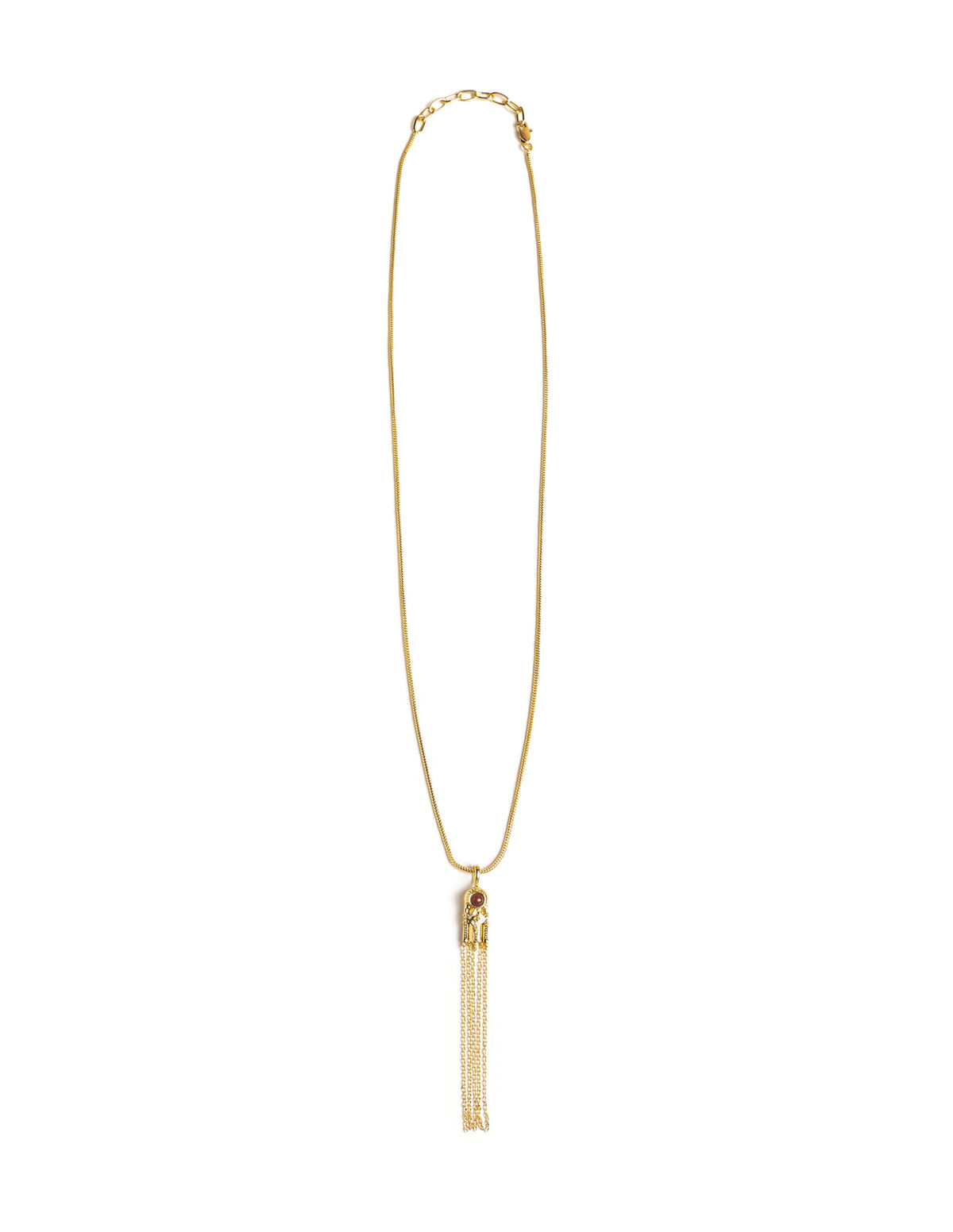 MAROON CHAIN NECKLACE