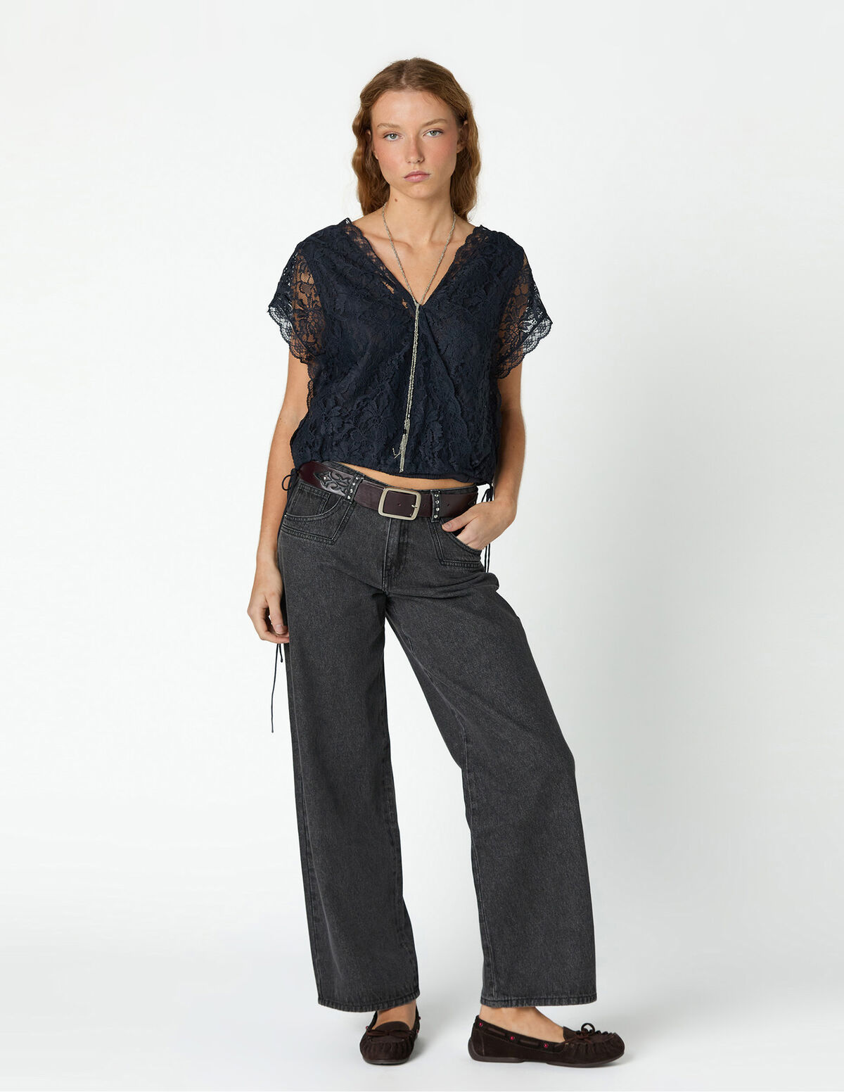 DENIM TACHA PRESILHA ANTRACITE
